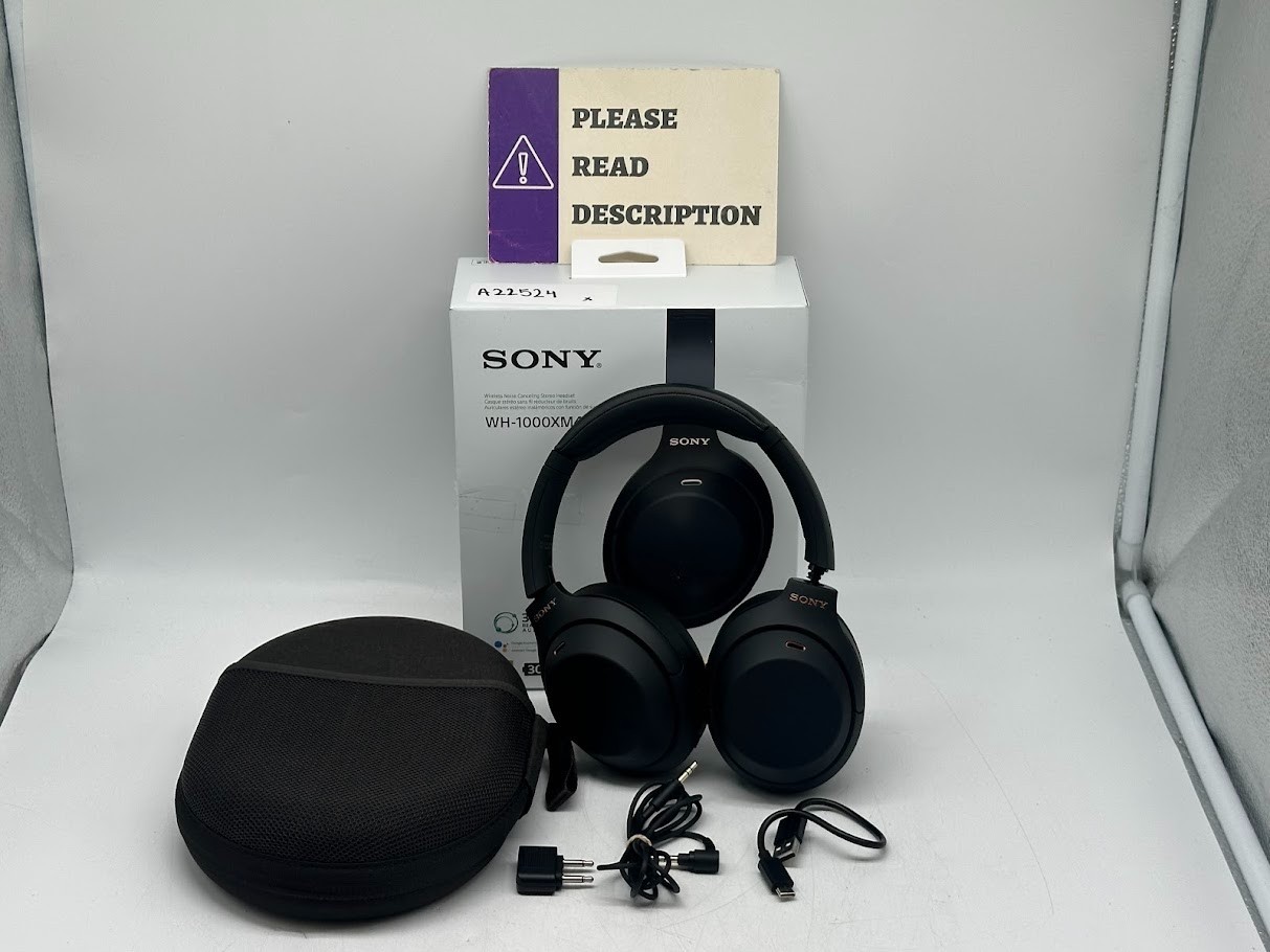 Sony WH-1000XM4 Wireless Headset – Black – READ