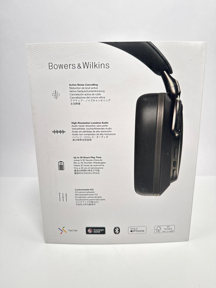 Bowers & Wilkins Px8 S2 Wireless ANC Over-Ear Headphones Onyx Black Hi-Res