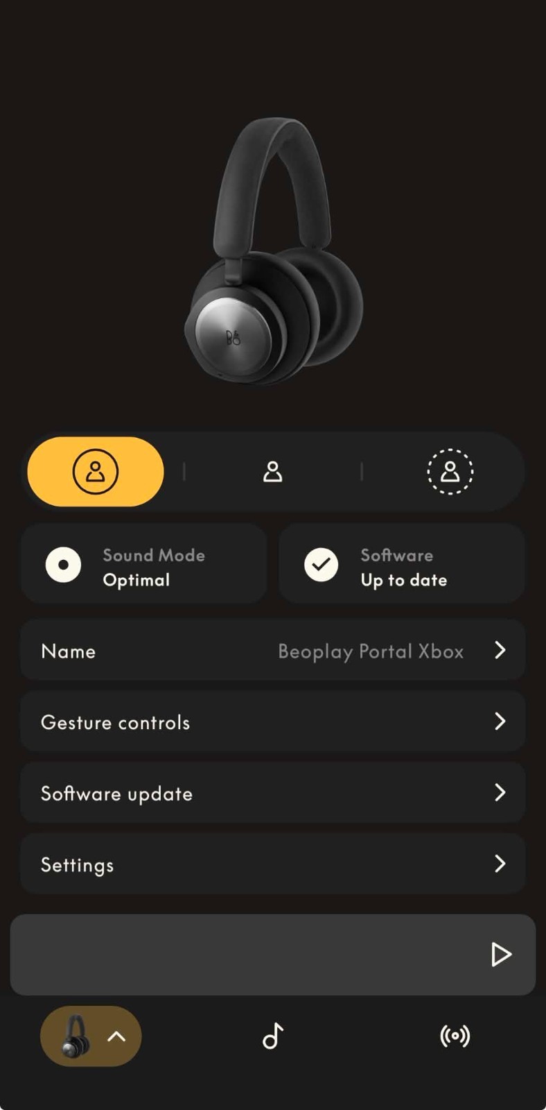 Bang & Olufsen Beoplay Portal Wireless Noise Cancelling Headphones – Black