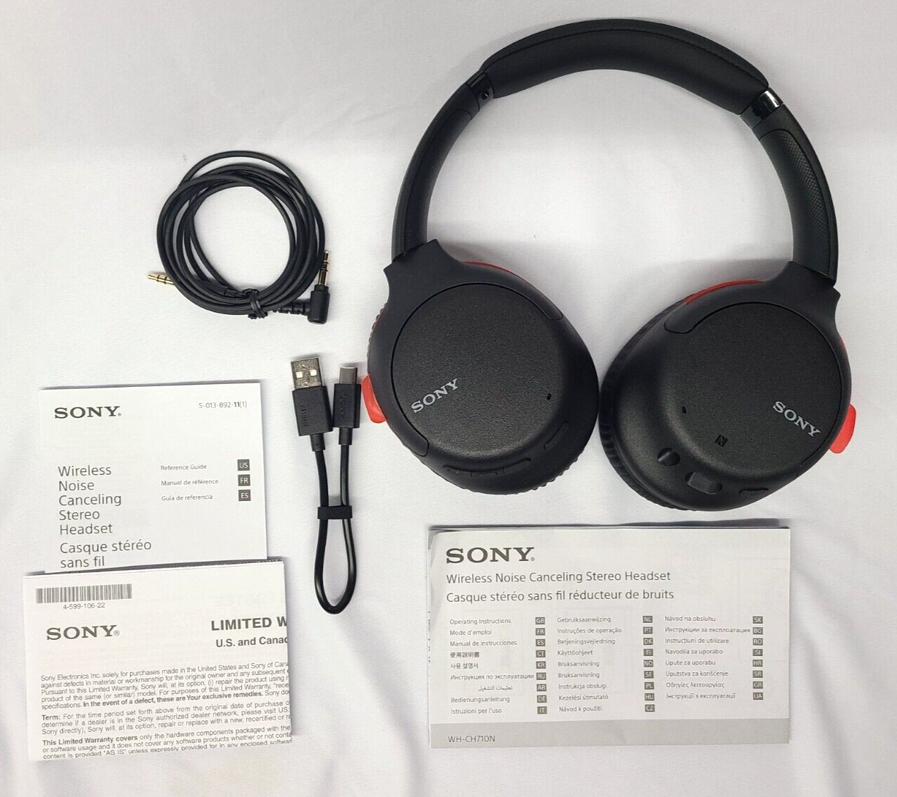 Sony WH-CH710N Wireless Noise Cancelling Stereo Headset