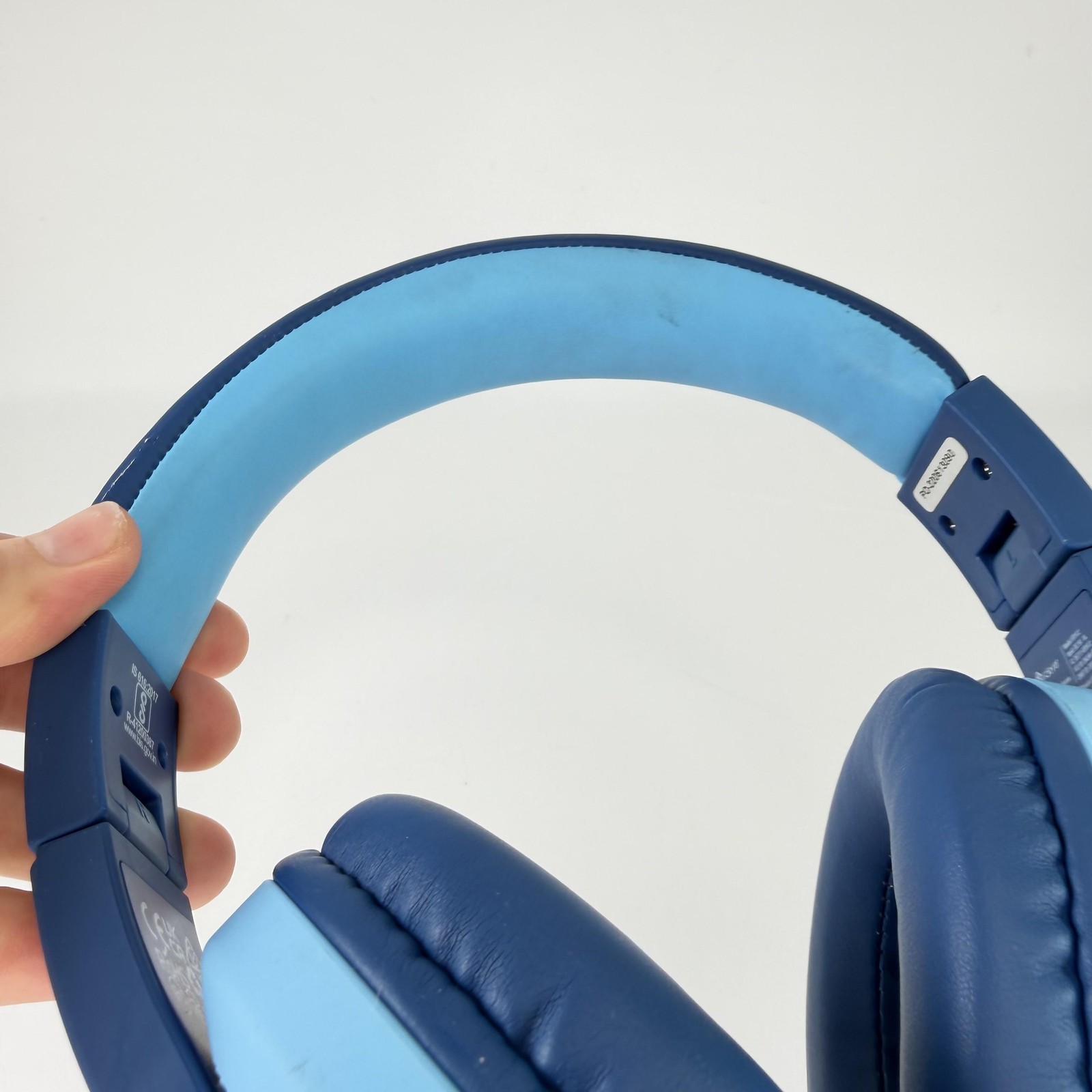 Iclever Over Ear Headphones Blue Bluetooth 3.5mm Micro-USB Wireless Stereo