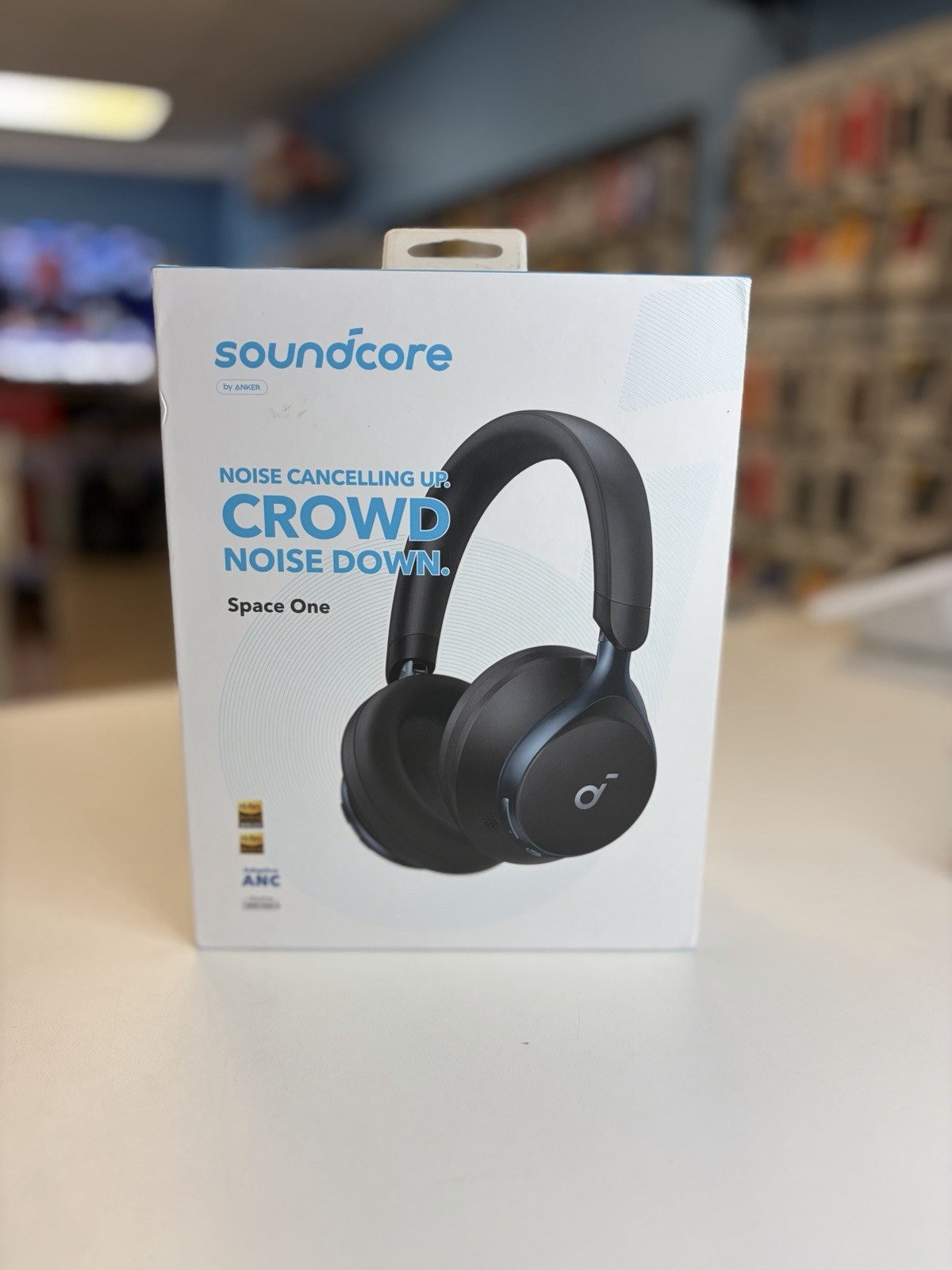 Soundcore Space One Wireless Over-Ear Headphones – Jet Black – BRAND NEW