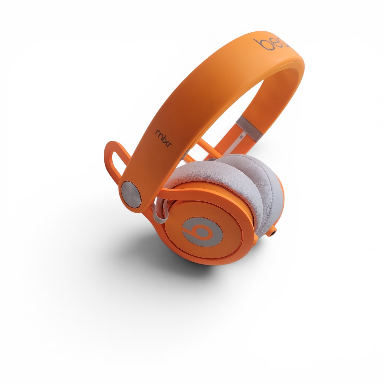 Beats by Dre Mixr DJ Headphones Neon Orange On-Ear with Case Cable David Guetta
