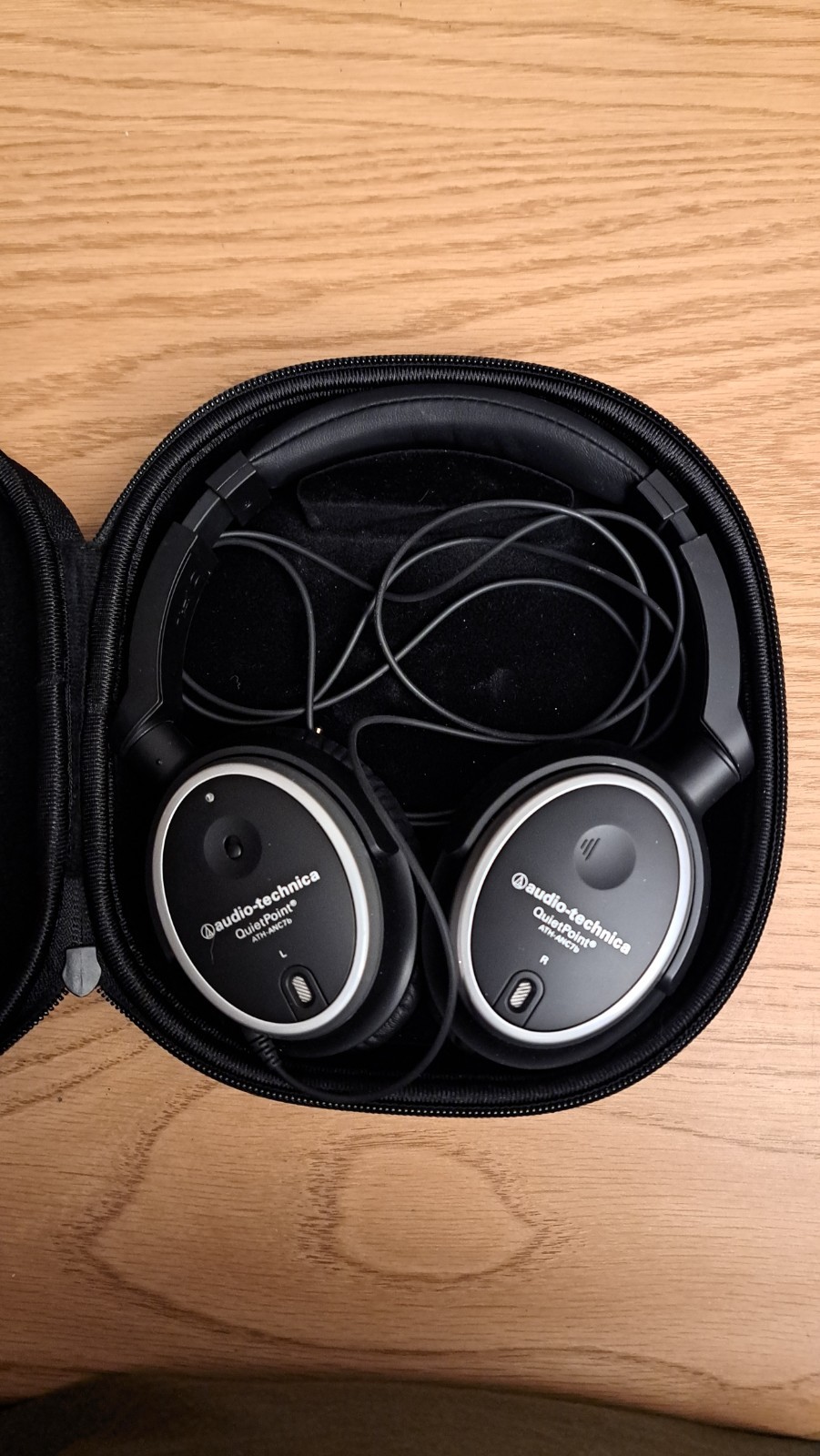 Audio-Technica ATH-ANC7B Noise Cancelling Headphones Original Box