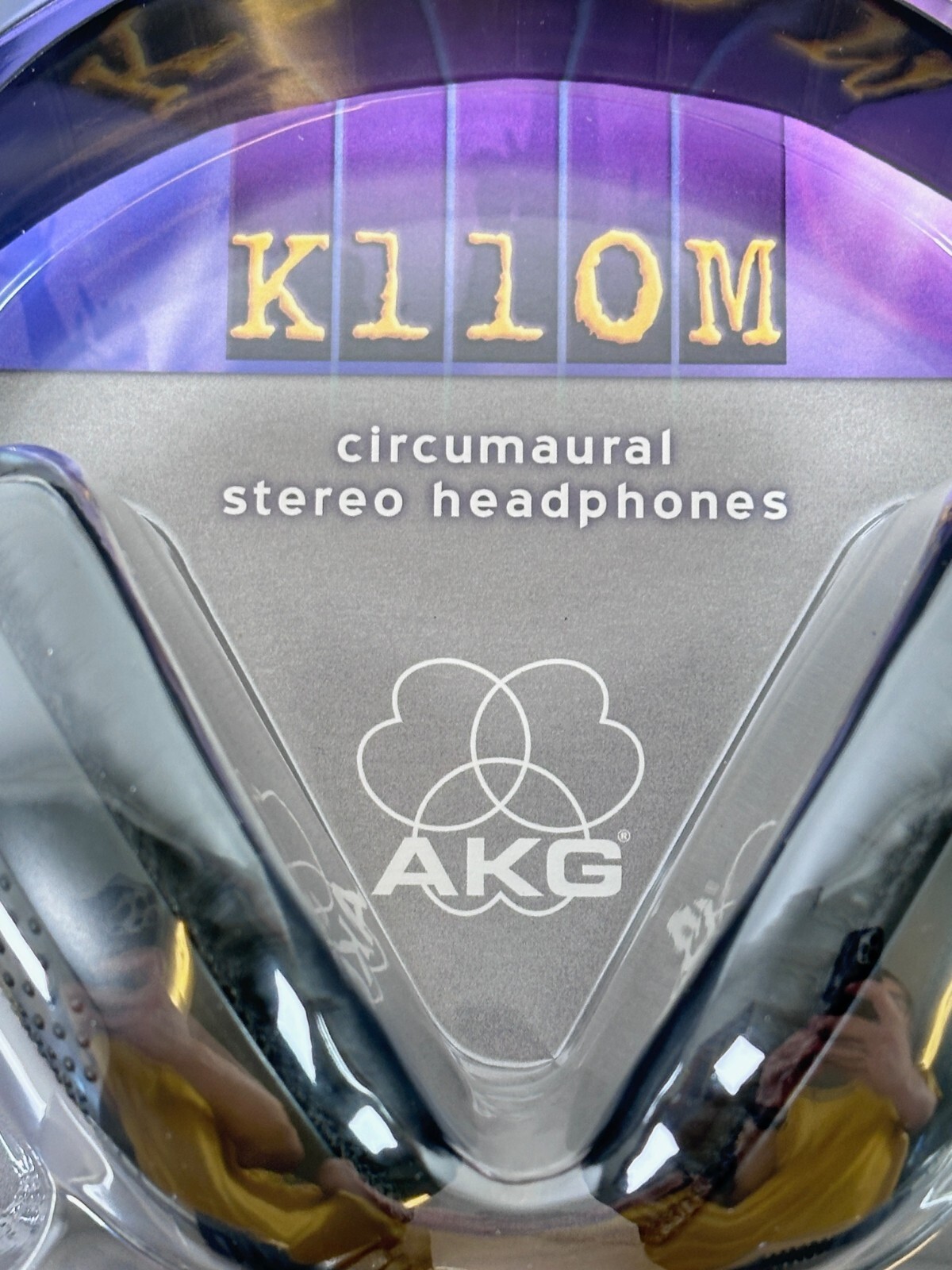 (New Old Stock) Vintage AKG Circumaural Stereo Headphones K110M