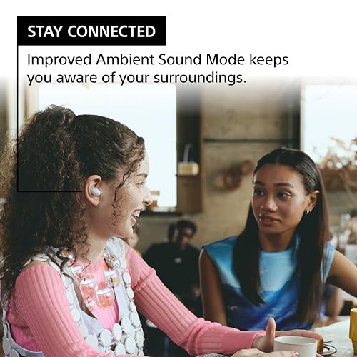SONY WFLS910N/W LinkBuds Fit Truly Wireless Noise Canceling Earbud, White