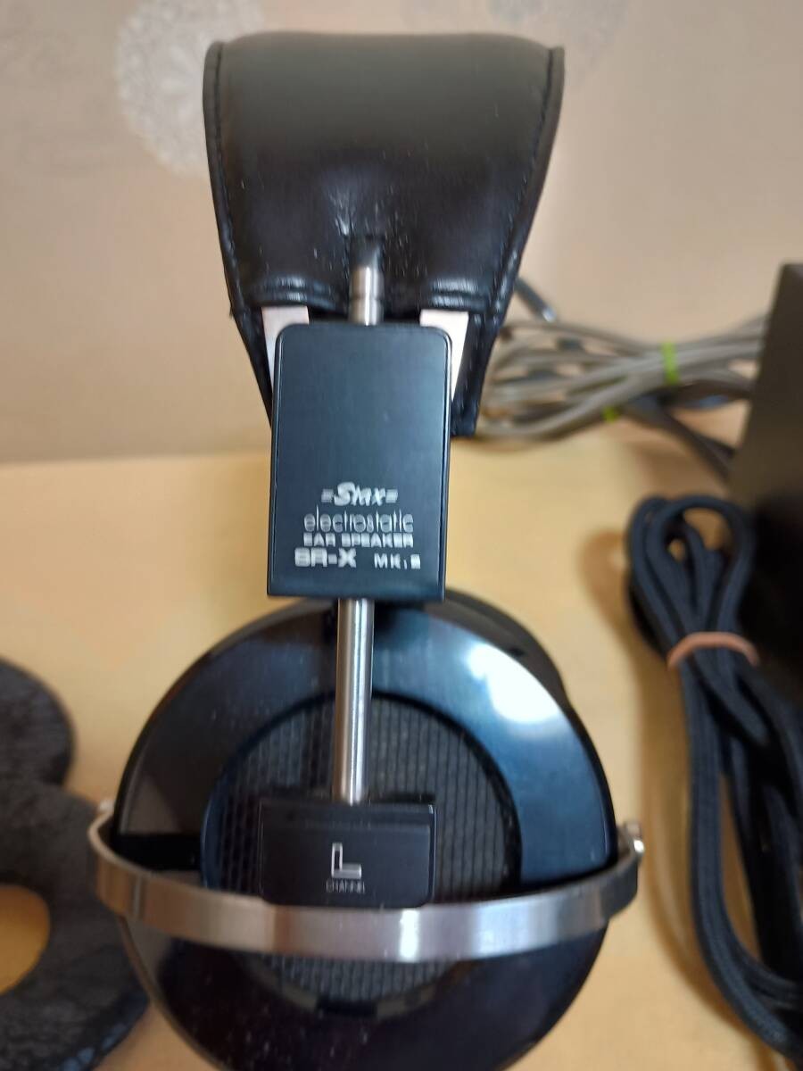 STAX SR-X Mk2 Electrostatic Headphones w/ SRD-7 Driver Unit Working & Tested JP
