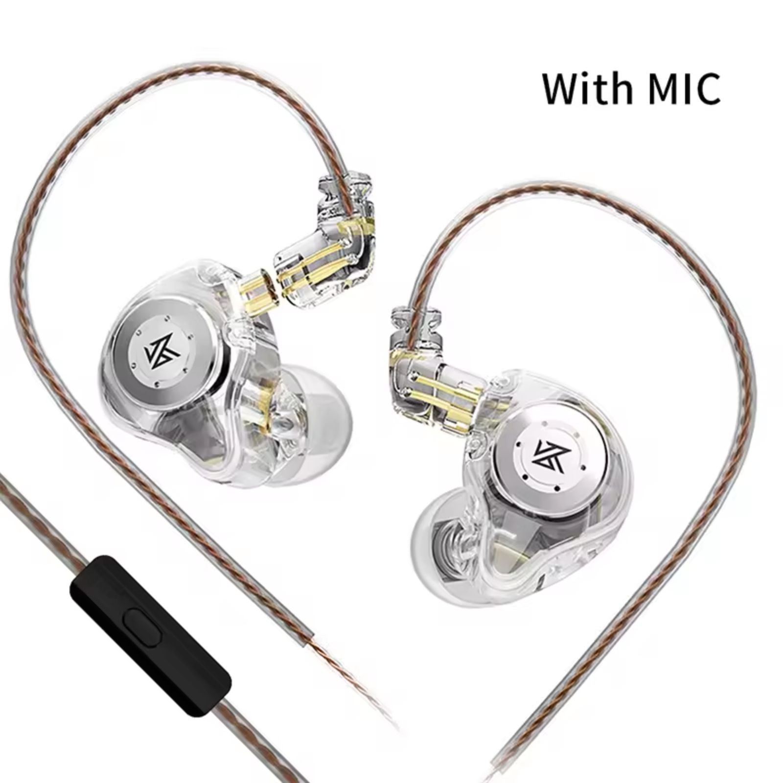 Kz Edx Pro Earphones Dynamic in Ear Monitor Hifi Wired Headphones Bass Stereo Ga