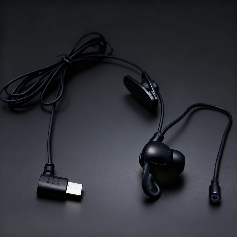 3.5mm/Type C Single Side In Ear Earphone Earbud Headsets for Mobile Phone PC