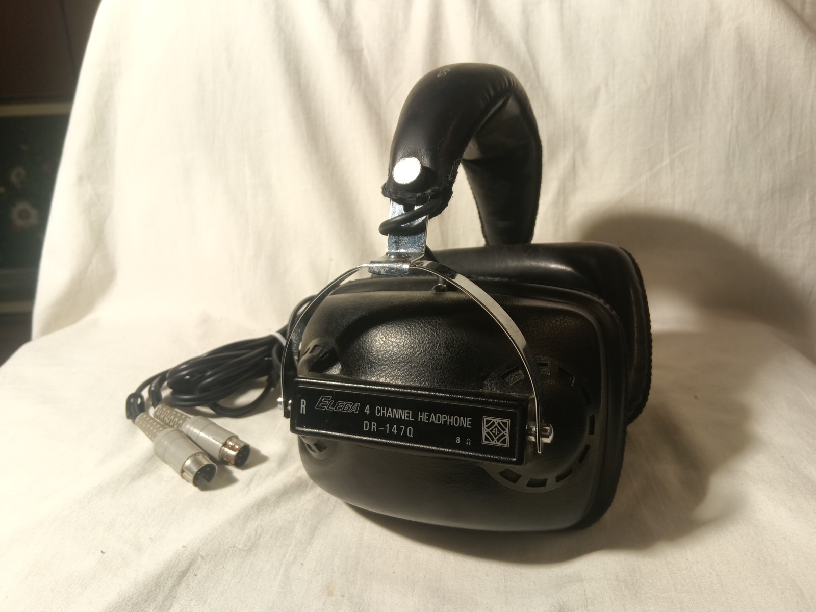Elega DR-1470 4 Channel Headphones Quadraphonic Headphones Vintage Excellent Condition