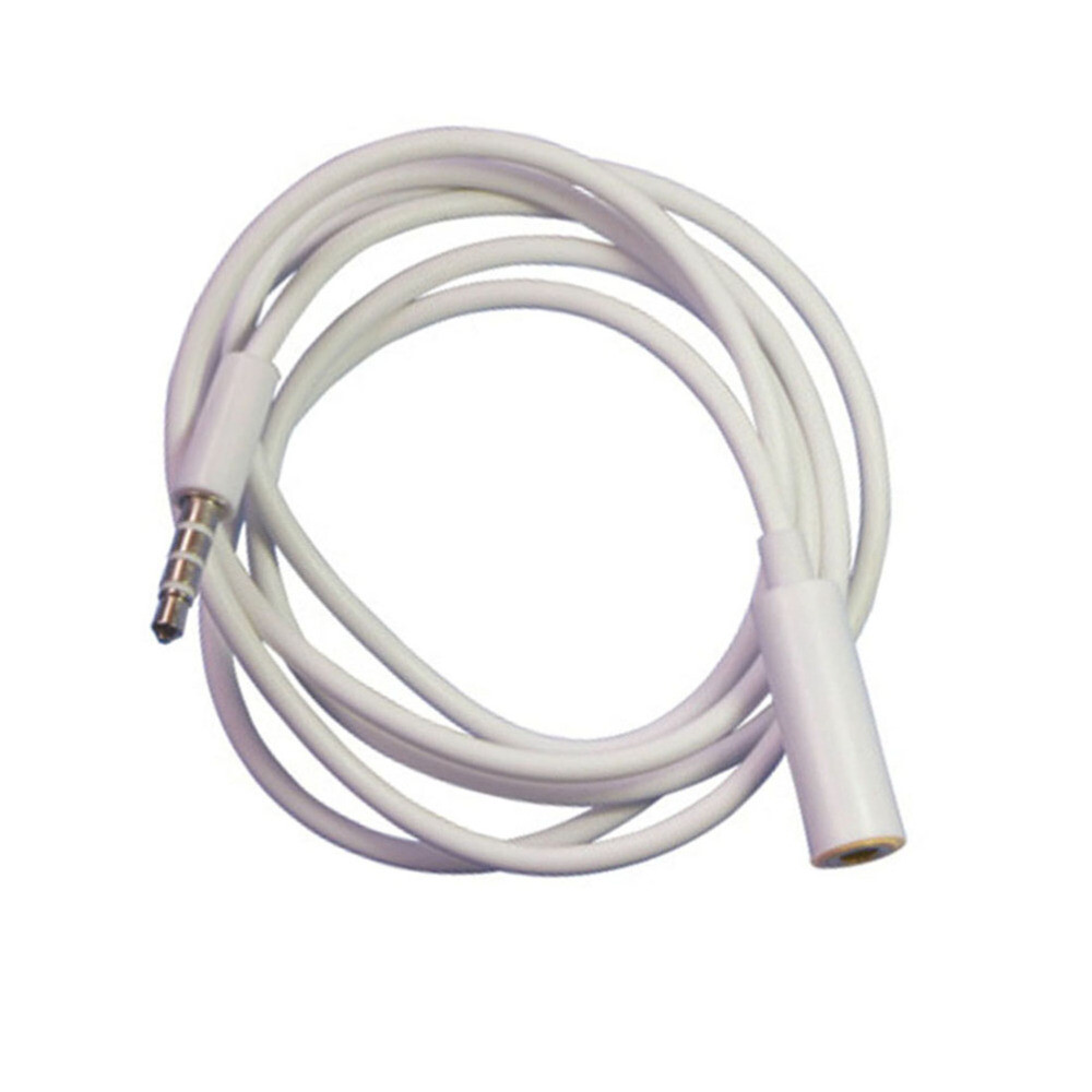 2Pcs Headset Extension Cord Computer Universal Adapter Mic Cable