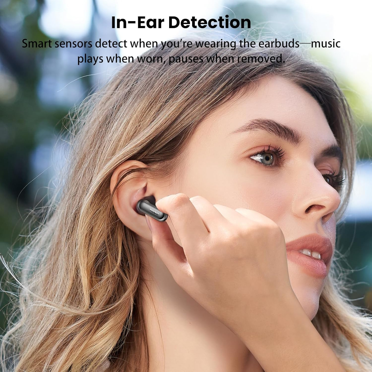 Active Noise Cancelling Wireless Earbuds, LDAC Hi-Res Sound Bluetooth Headphones