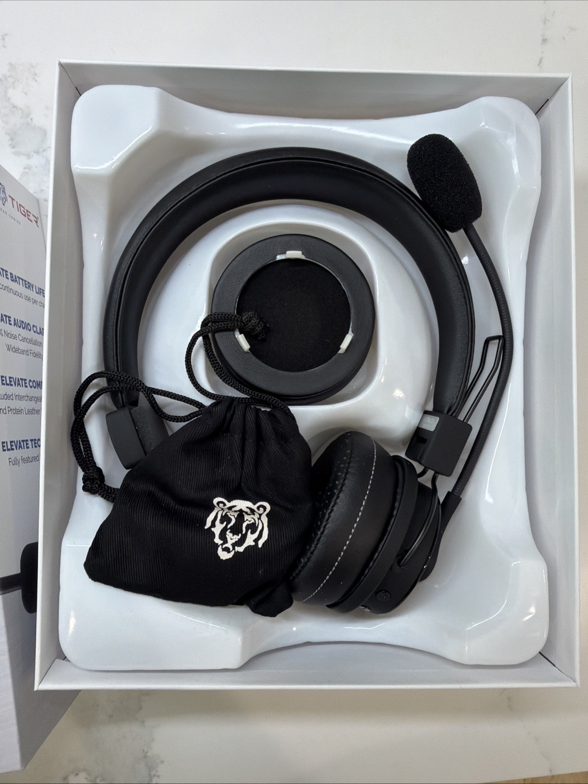 Elite Ultra 2.0 Wireless Bluetooth Headset – One-Ear Piece Trucker Profession…