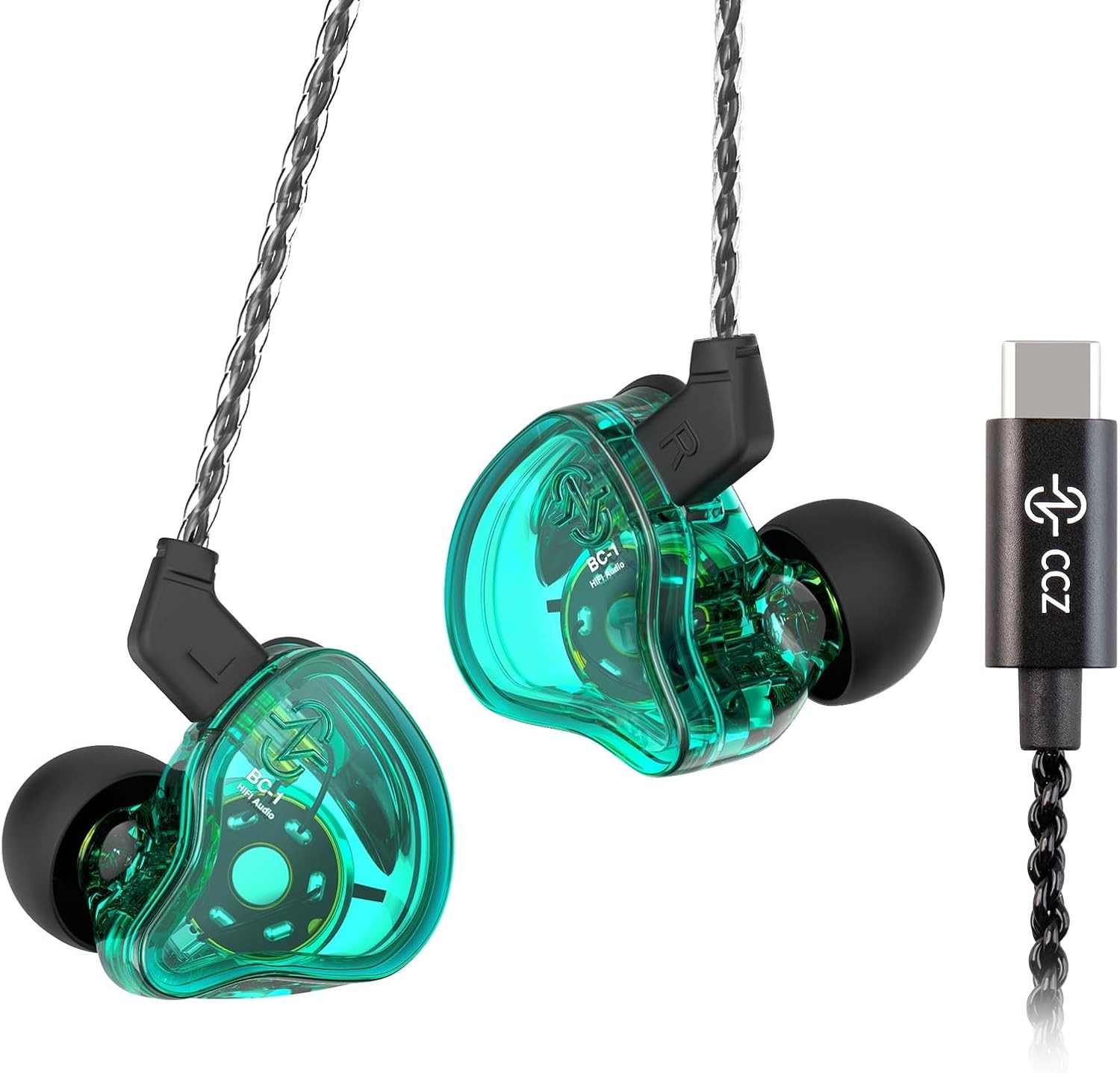 CCZ Melody USB C Headphones: Hybrid Drivers & Sound Isolation for Music Lovers