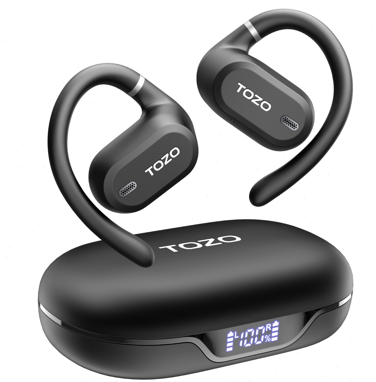 TOZO OpenWear Bluetooth Wireless Earbuds IPX6 Waterproof Sports Headphones