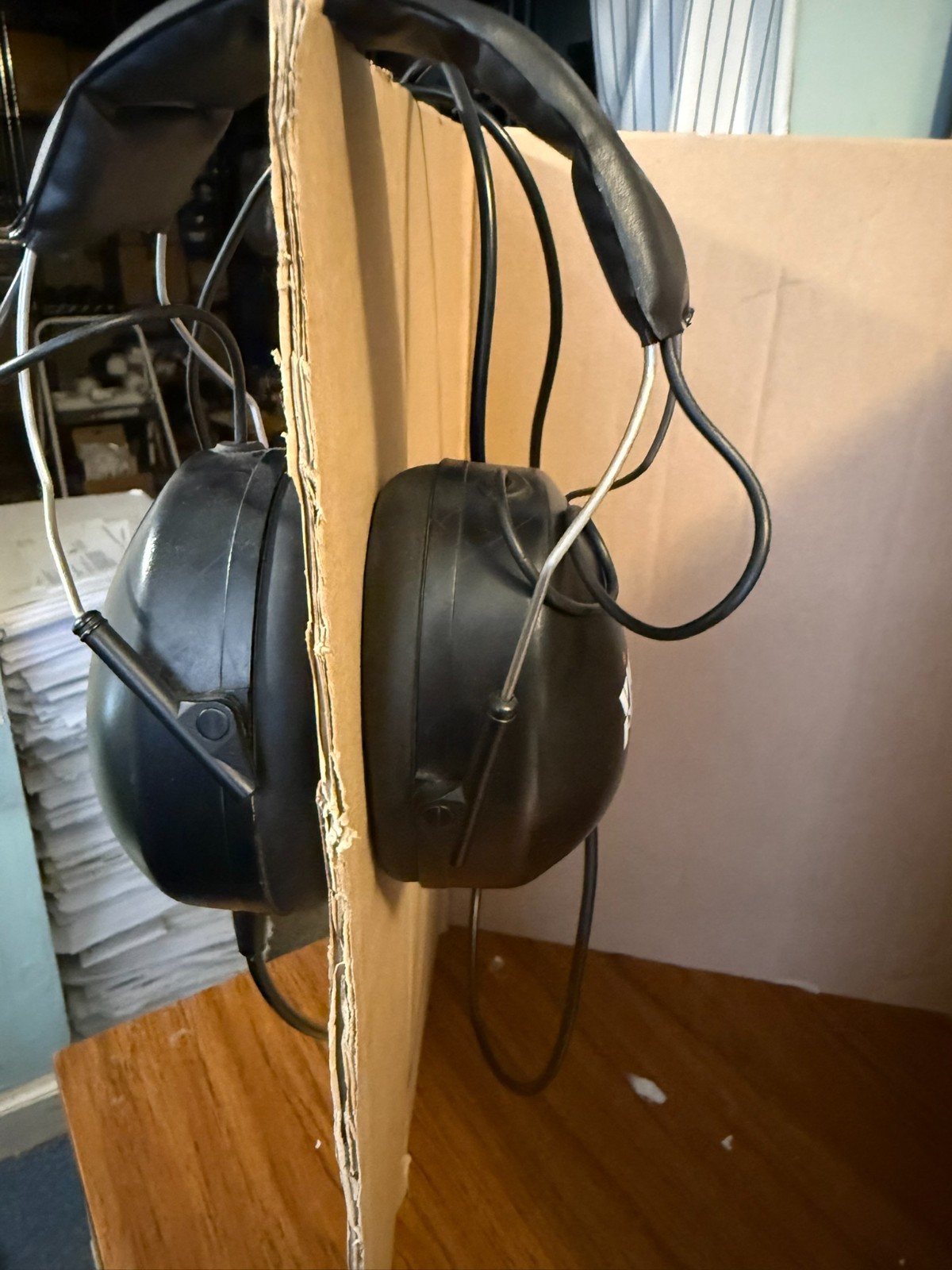 Vic Firth Stereo Isolation Headphones Black with 6ft Cord 3.5mm