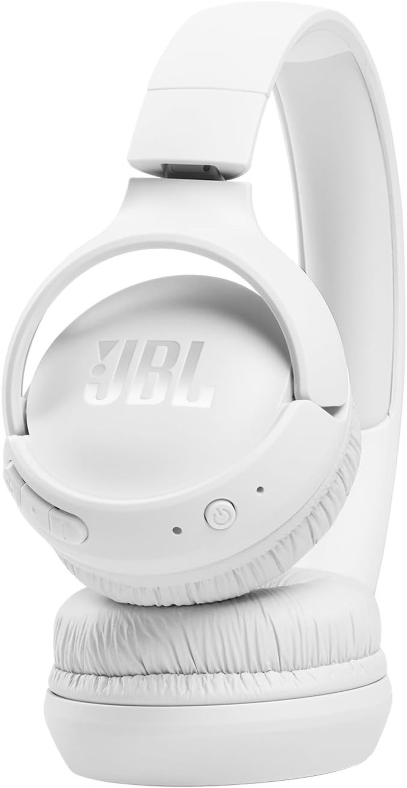 JBL T510BT Wireless Over-Ear Headphones with up to 40Hours Battery White