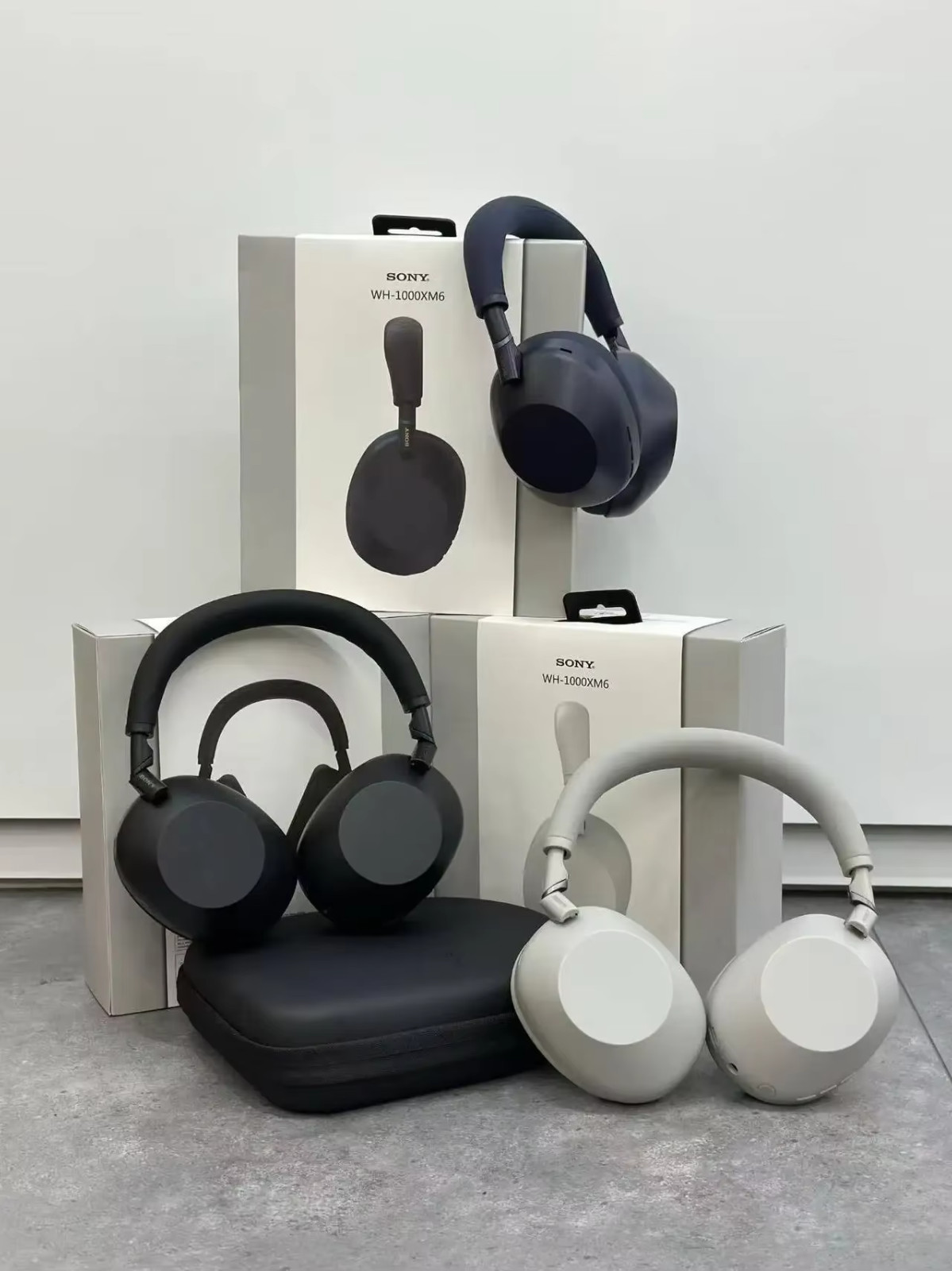 Wireless ANC Bluetooth 5.3 Over-Ear Headphones XM6 Style USB-C Premium Sound