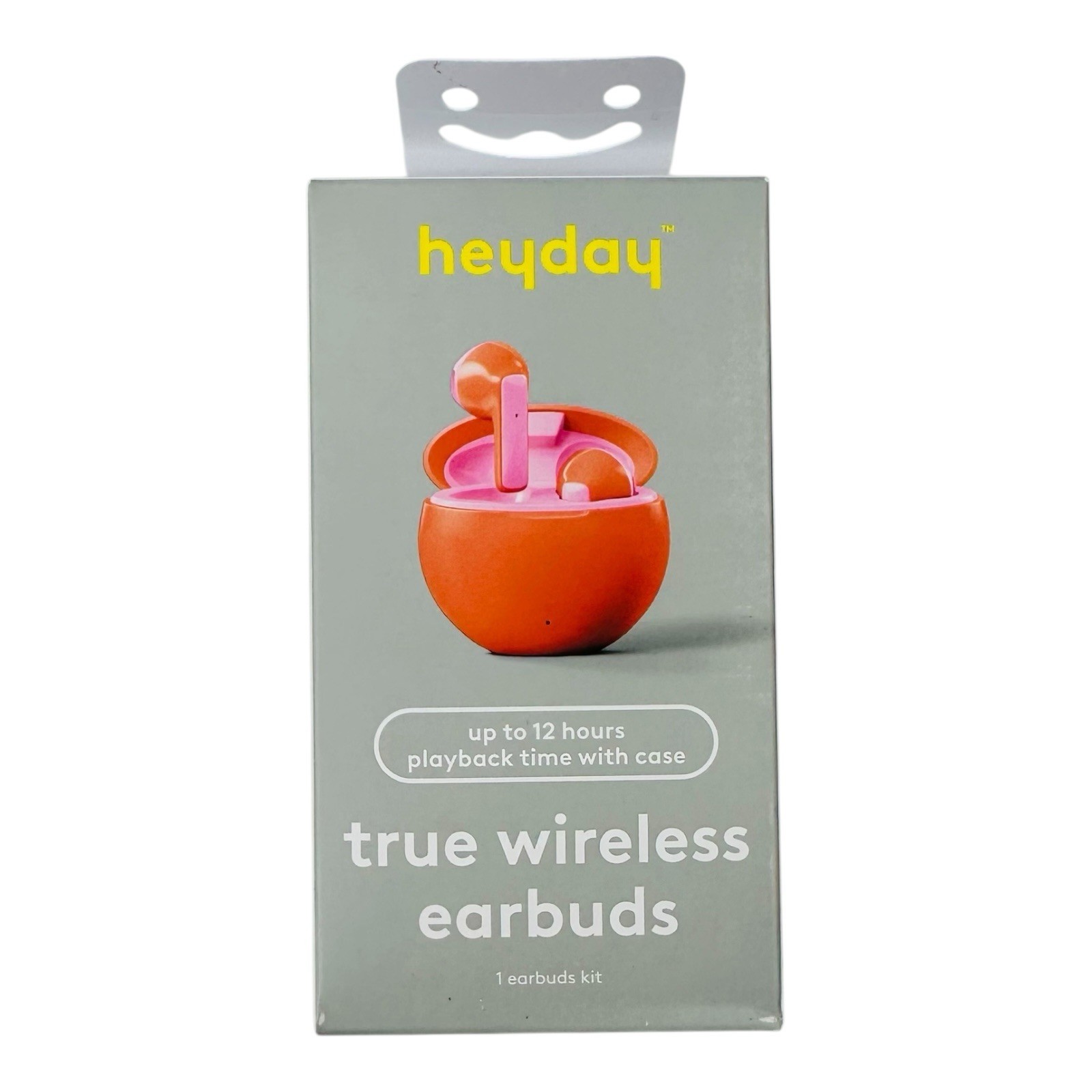 Lot of 3 Heyday True Wireless Earbuds Coral Orange Earbuds – Sealed Boxes