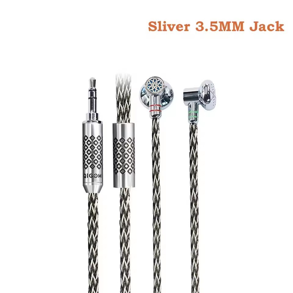 QIGOM HIFI Wired Headsets, S40A Lanyin Grass, High Analytical Separation, 40Ω