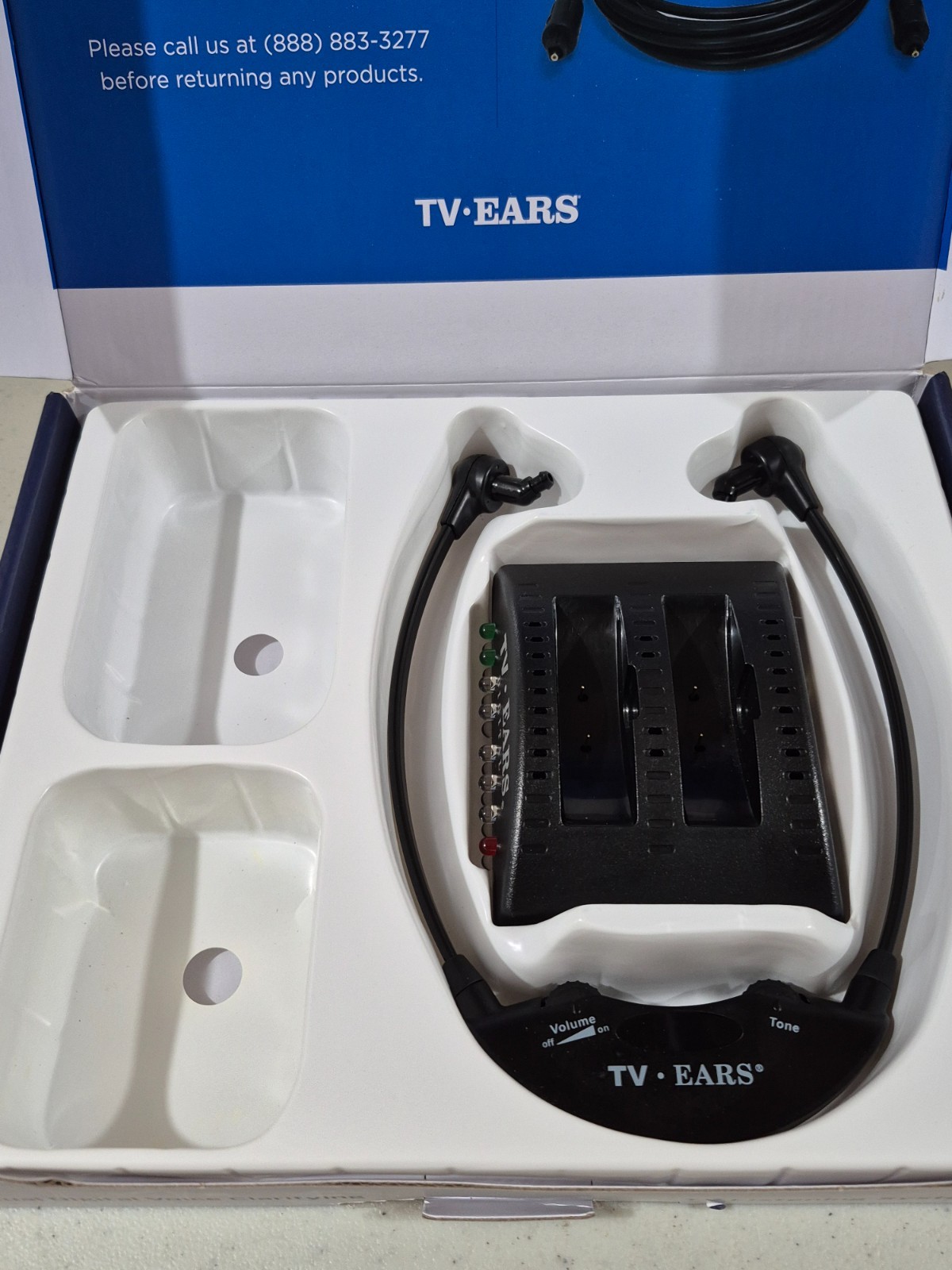 TV Ears 11841 Wireless Dual Digital Headphones – Very Clean – No Tips