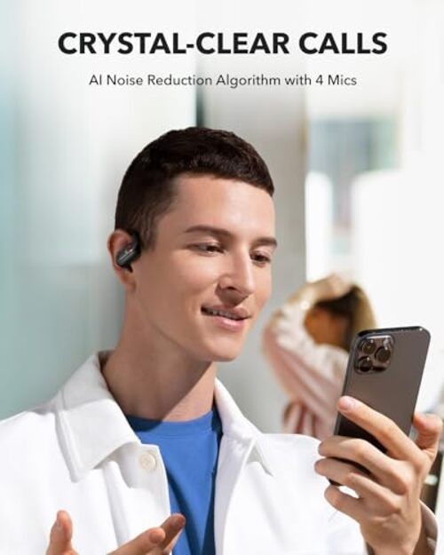 by Anker V30i Open-Ear Headphones, Ultra-Comfort, Lightweight Design, Snug