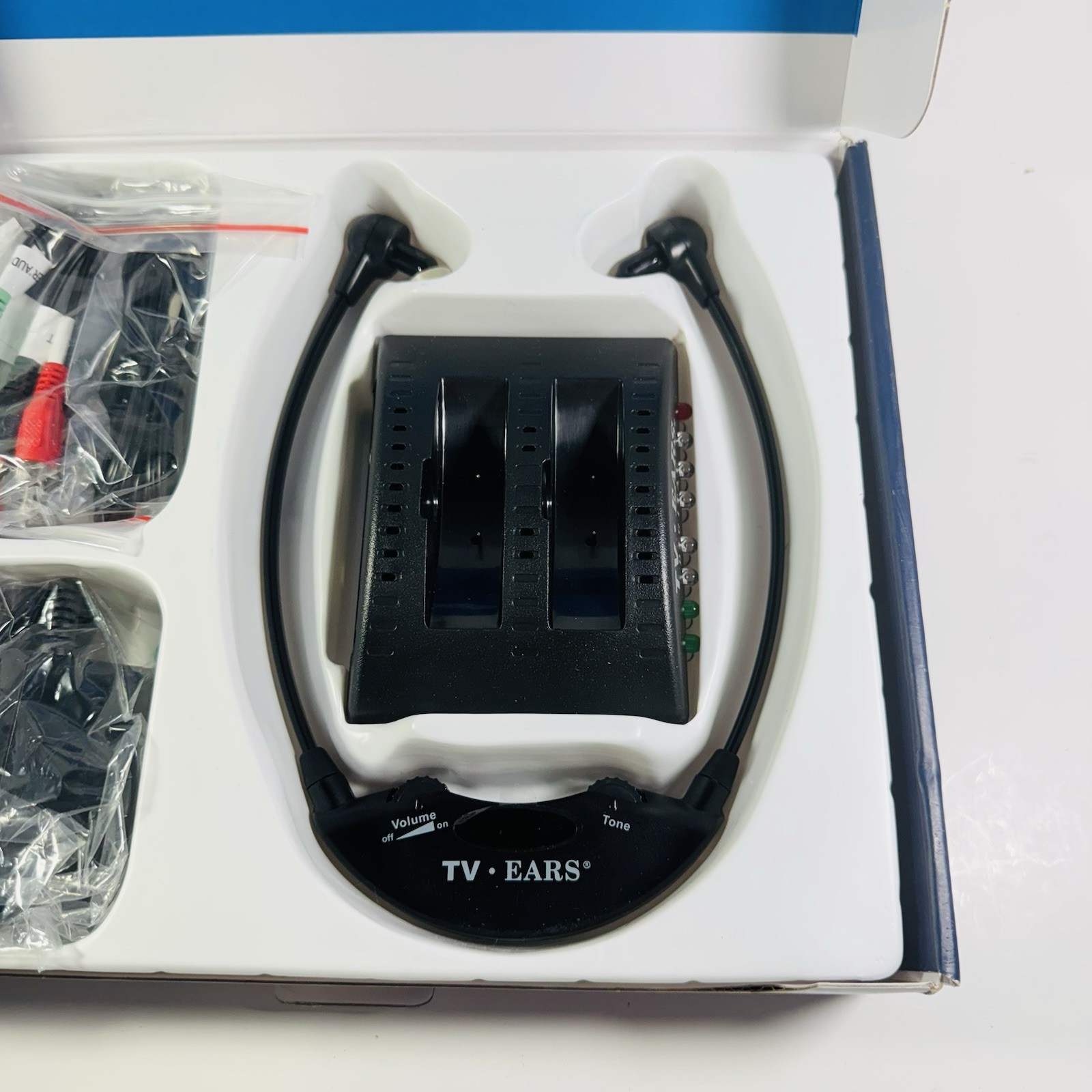 TV Ears 11741 Wireless 5.0 Dual Digital Voice Clarifying Headphones System-EUC