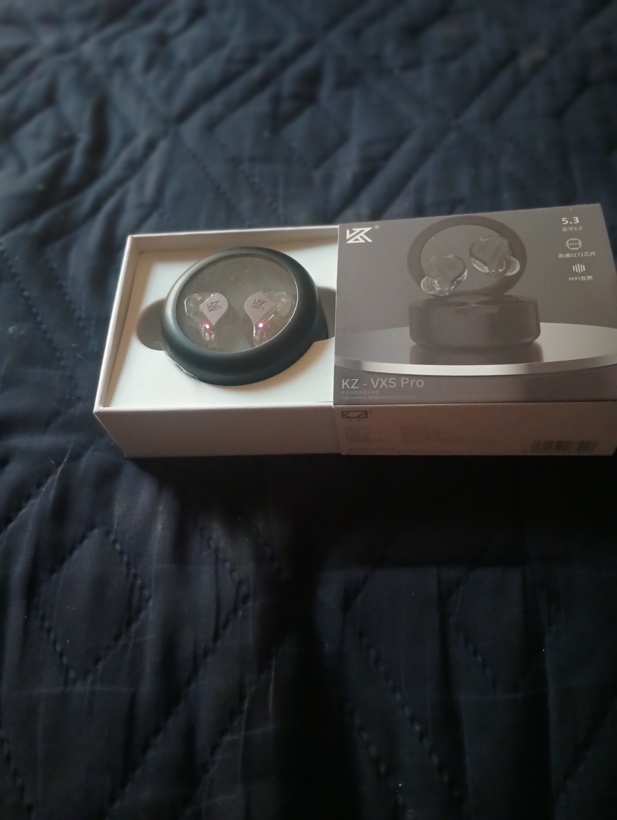 KZ vxs pro wireless earbuds with premium sound quality and Qualcomm chipset