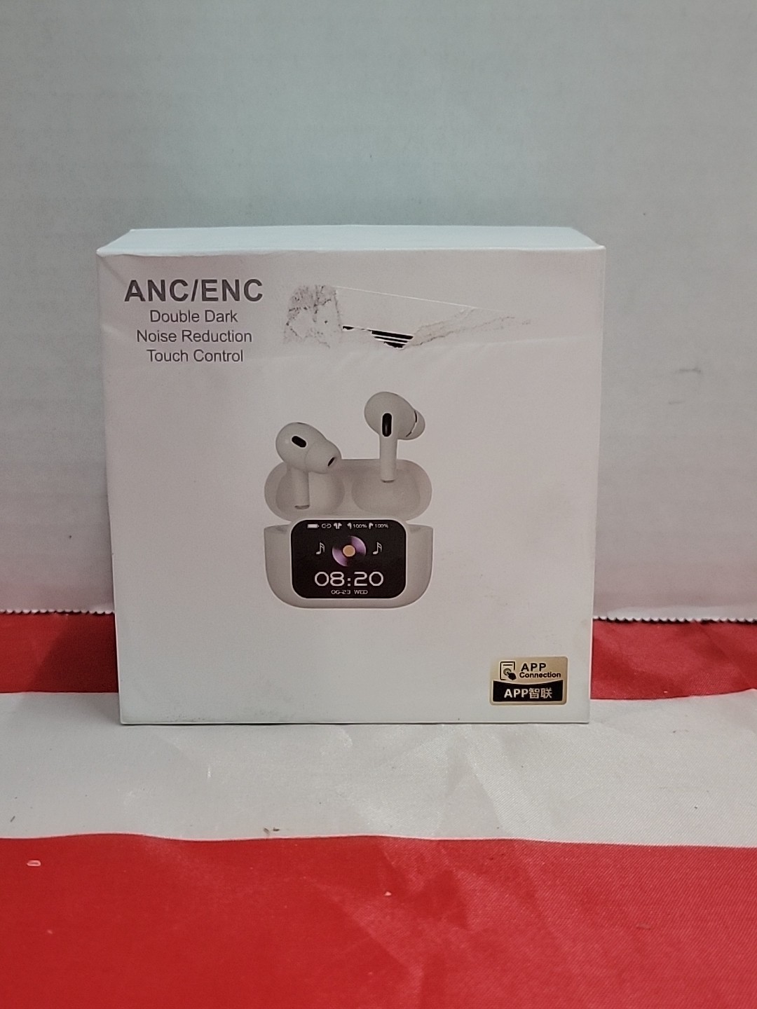 ANC/ENC Wireless Bluetooth Earbuds Double Dark Noise Reduction And Touch Control