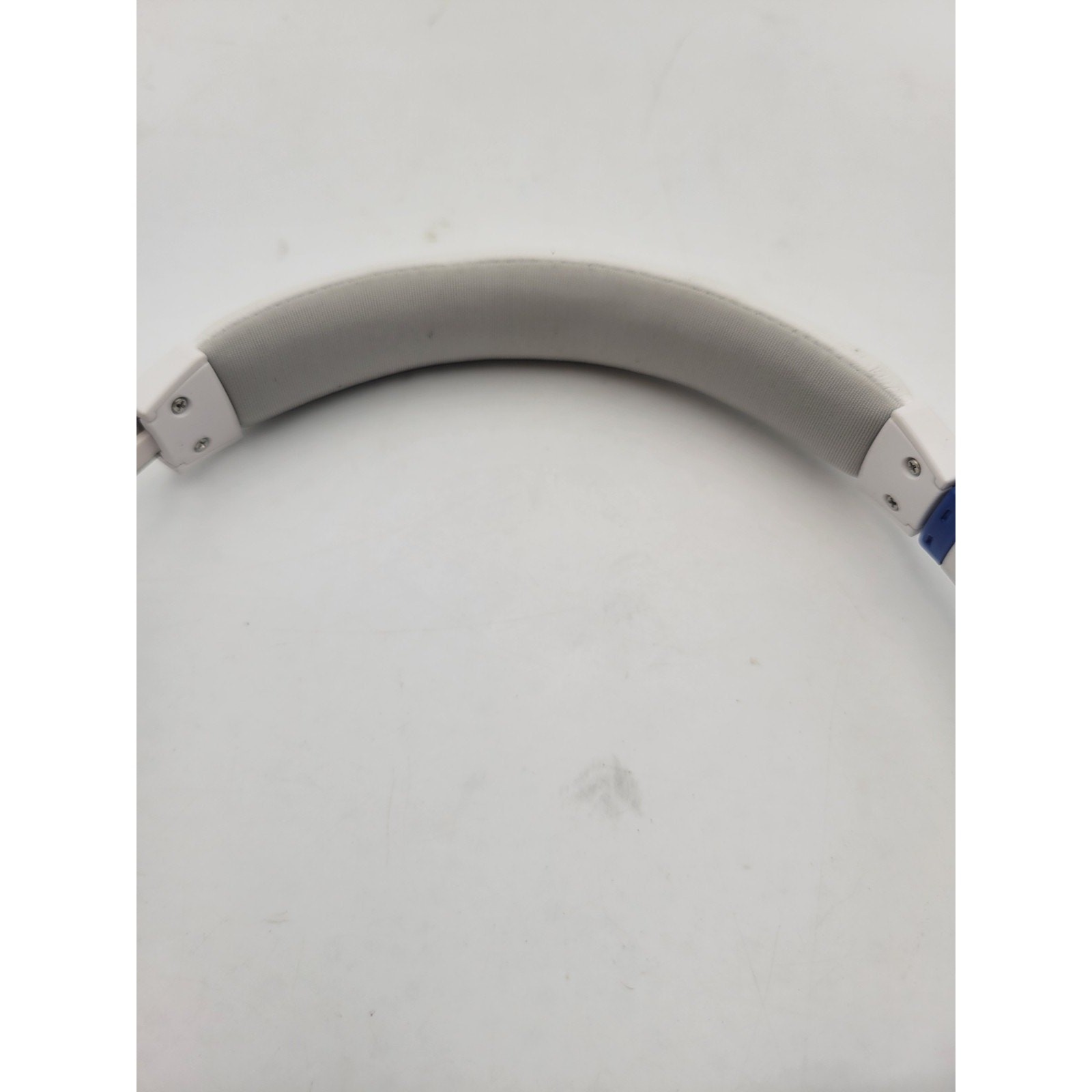 Bose SoundTrue On-Ear Headphones White/Blue Adjustable Need Ear-pad Tested GOOD