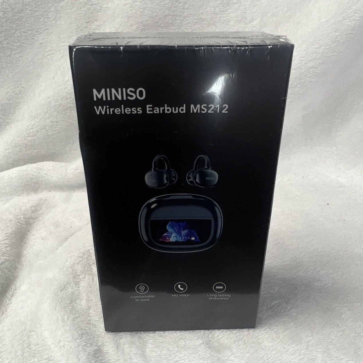 MINISO MS212 Bluetooth In-Ear Earbuds Built-In Mic 10mm Drivers Black
