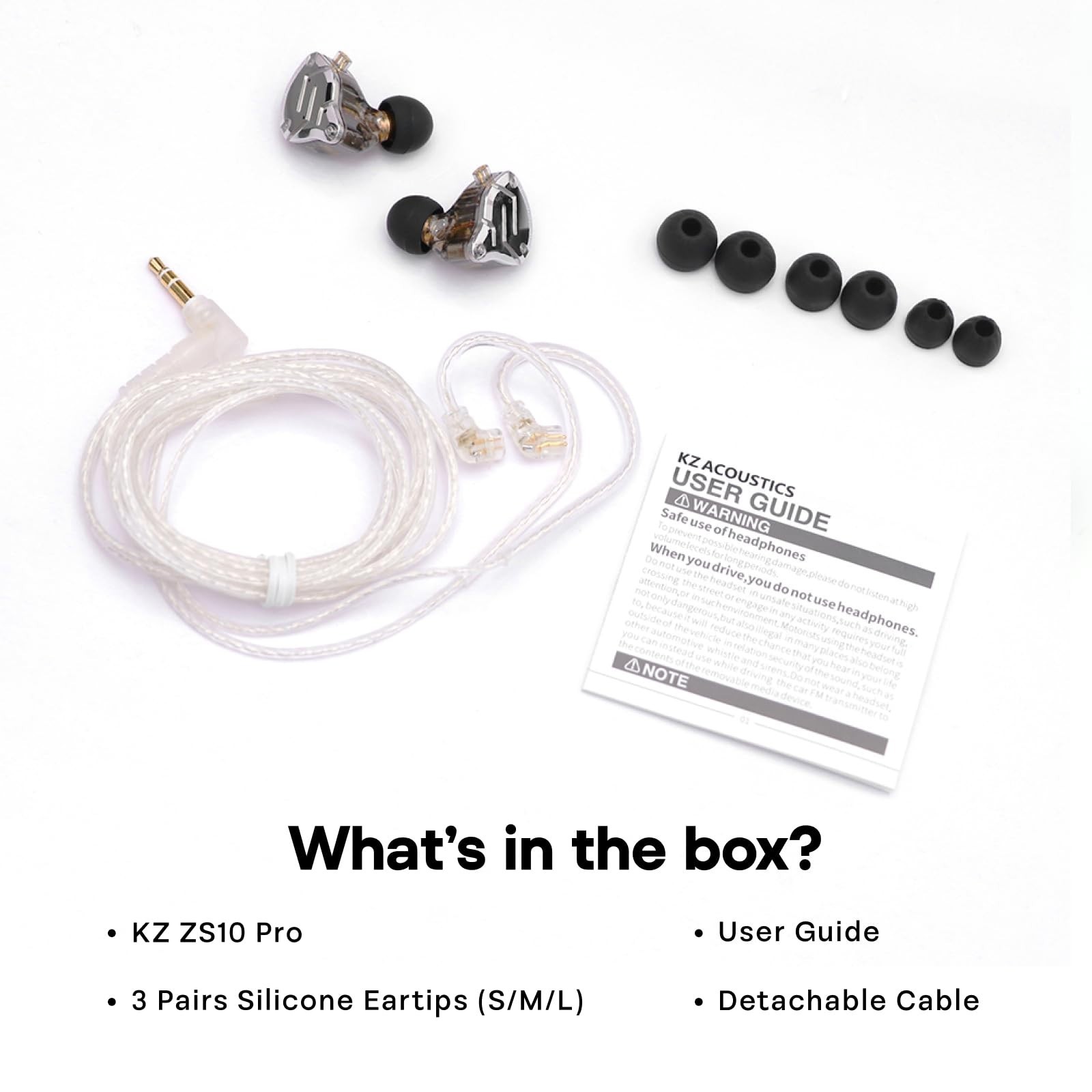 High-Performance 5 Driver In-Ear Monitors, HiFi Wired Gaming Earbuds, Hybrid IEM