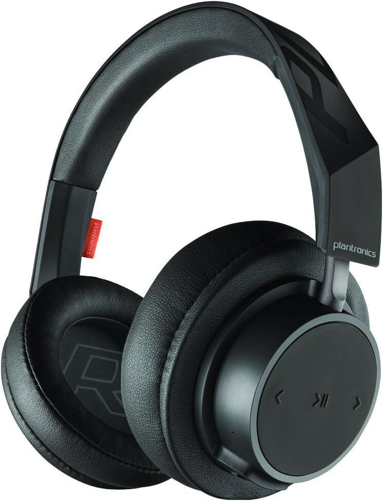 Plantronics Backbeat Go 600 Bluetooth Noise-Isolating Headphones, – Black