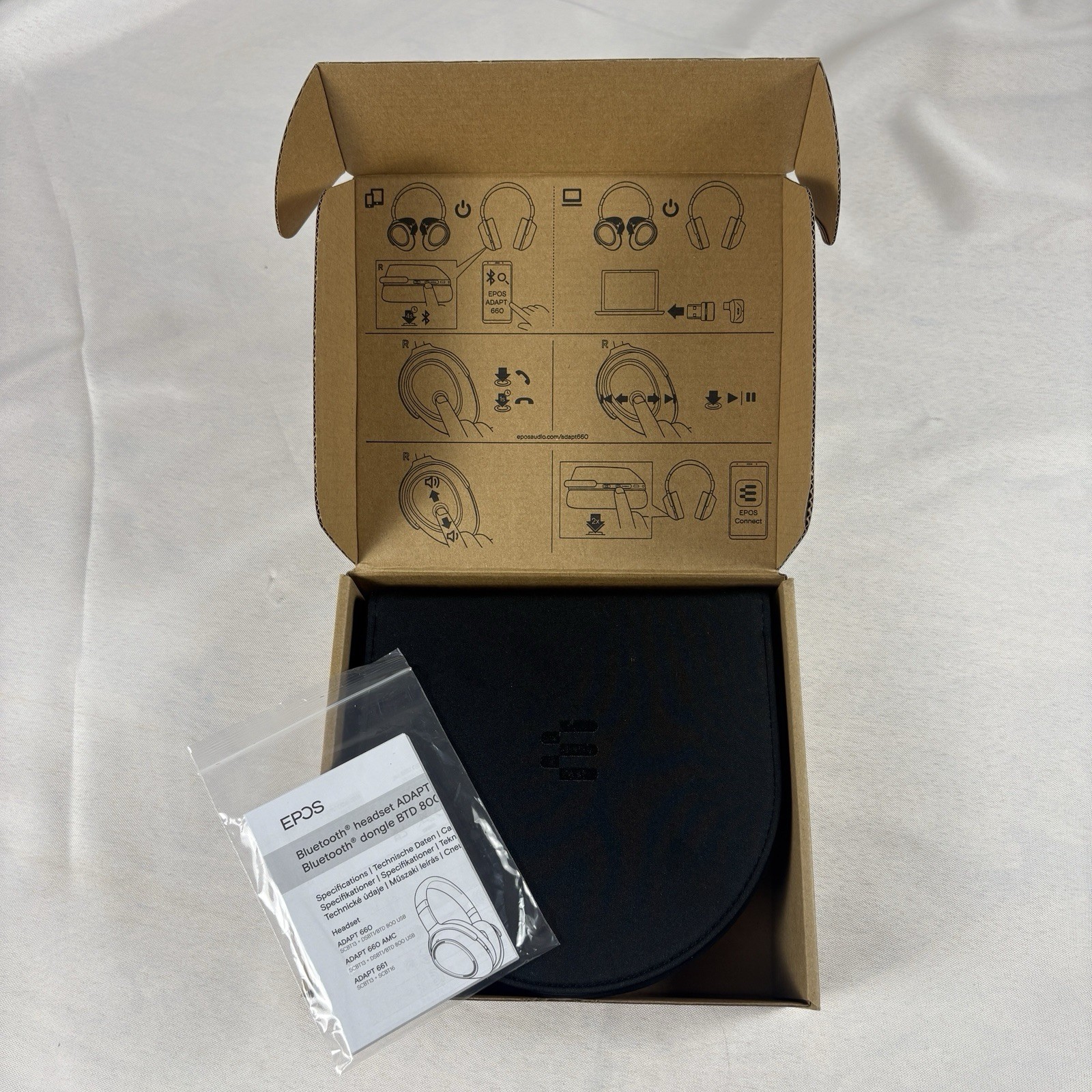 EPOS Sennheiser Adapt 660 BT Over-The-Ear Wireless Headphones