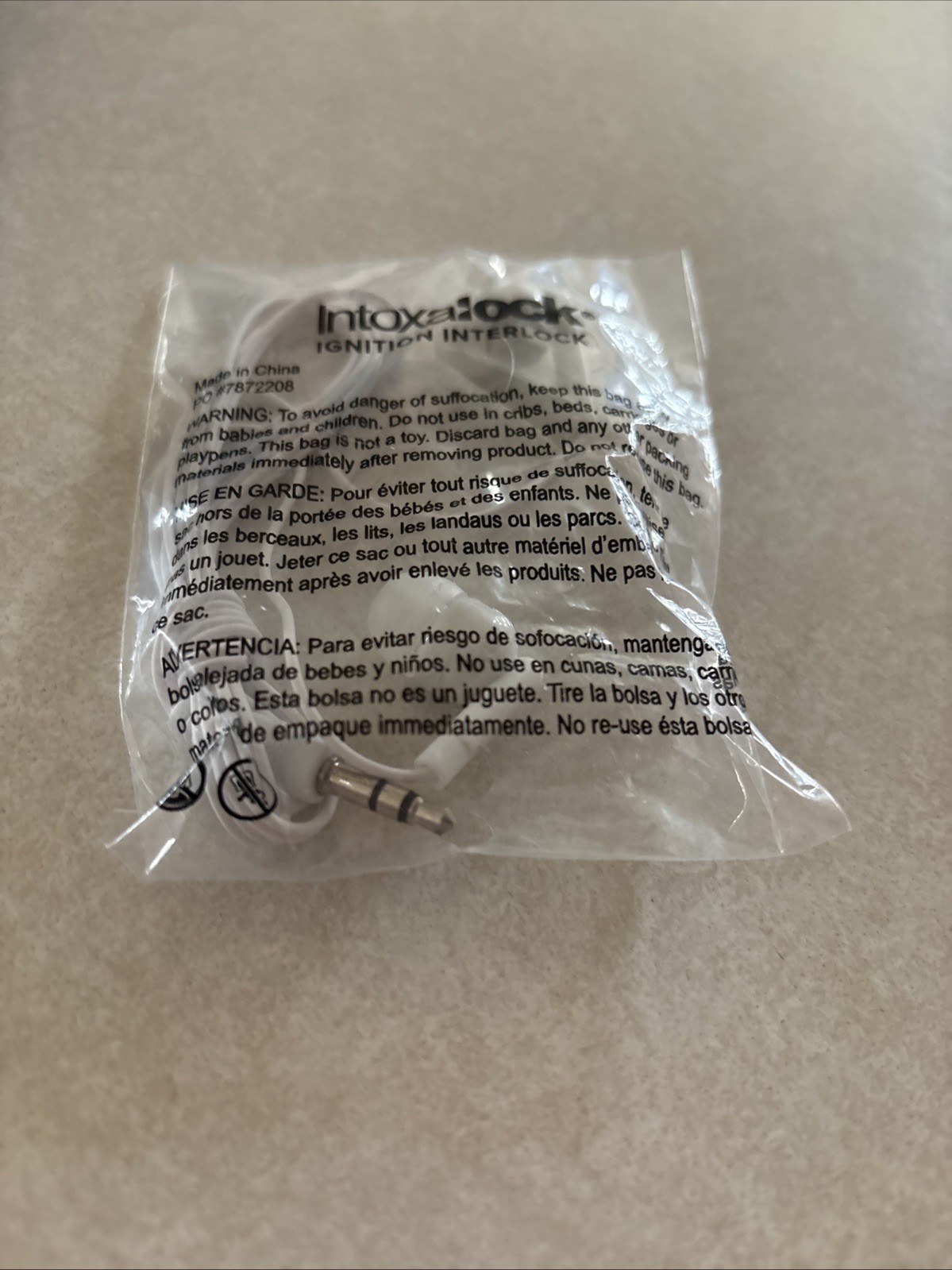 In-Ear Only Headphones – White NOS Sealed New Earbuds