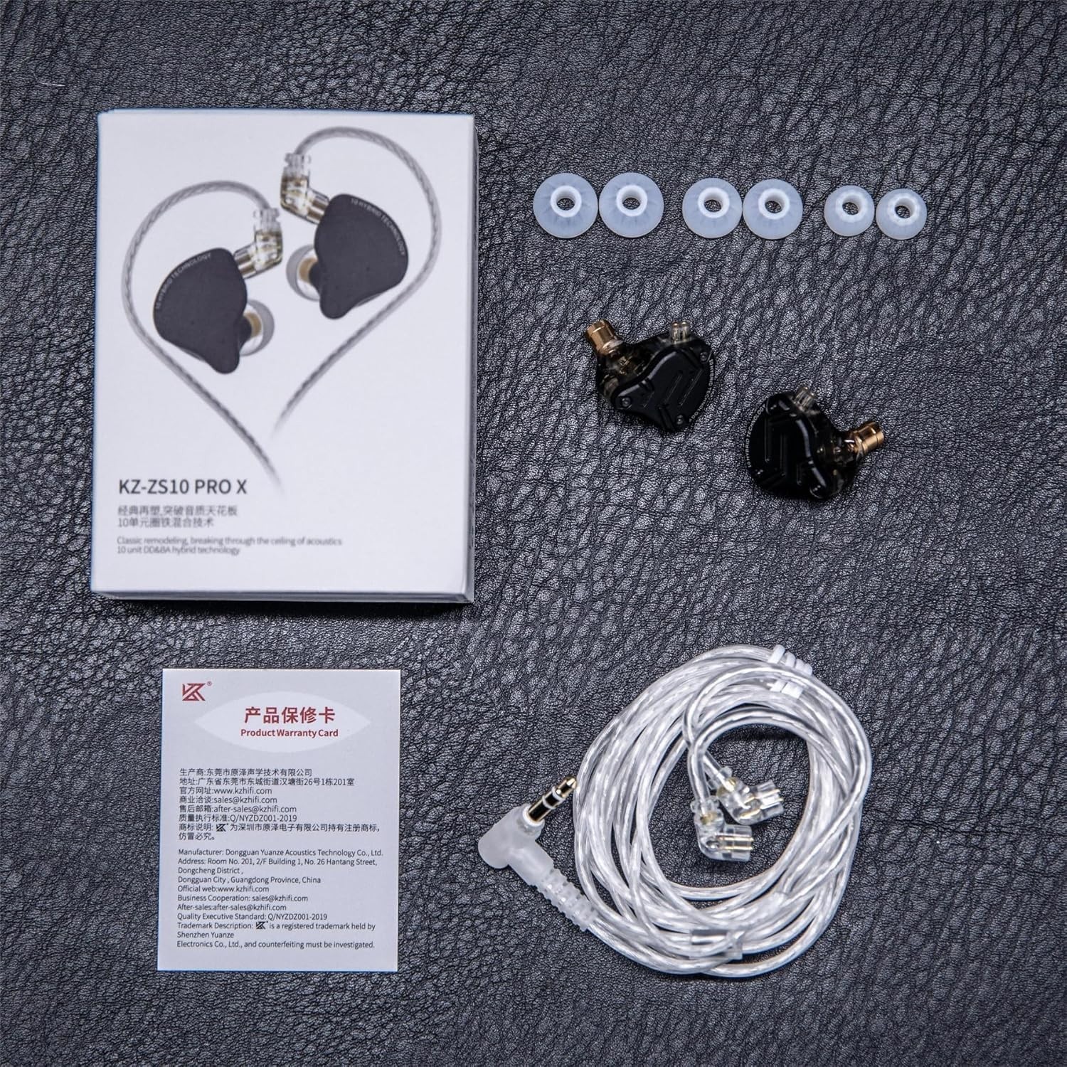 Upgraded KZ ZS10 PRO X HiFi Earphones: Alloy Faceplate, Superior Sound Quality