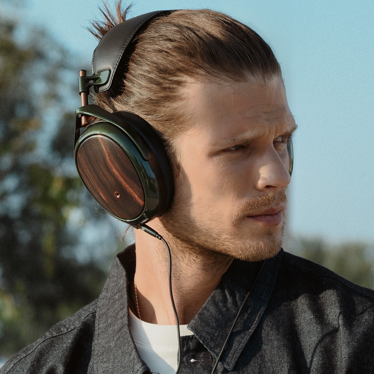 Meze Audio Strada Dynamic Closed Back Circumaural Headphones (Green Copper)