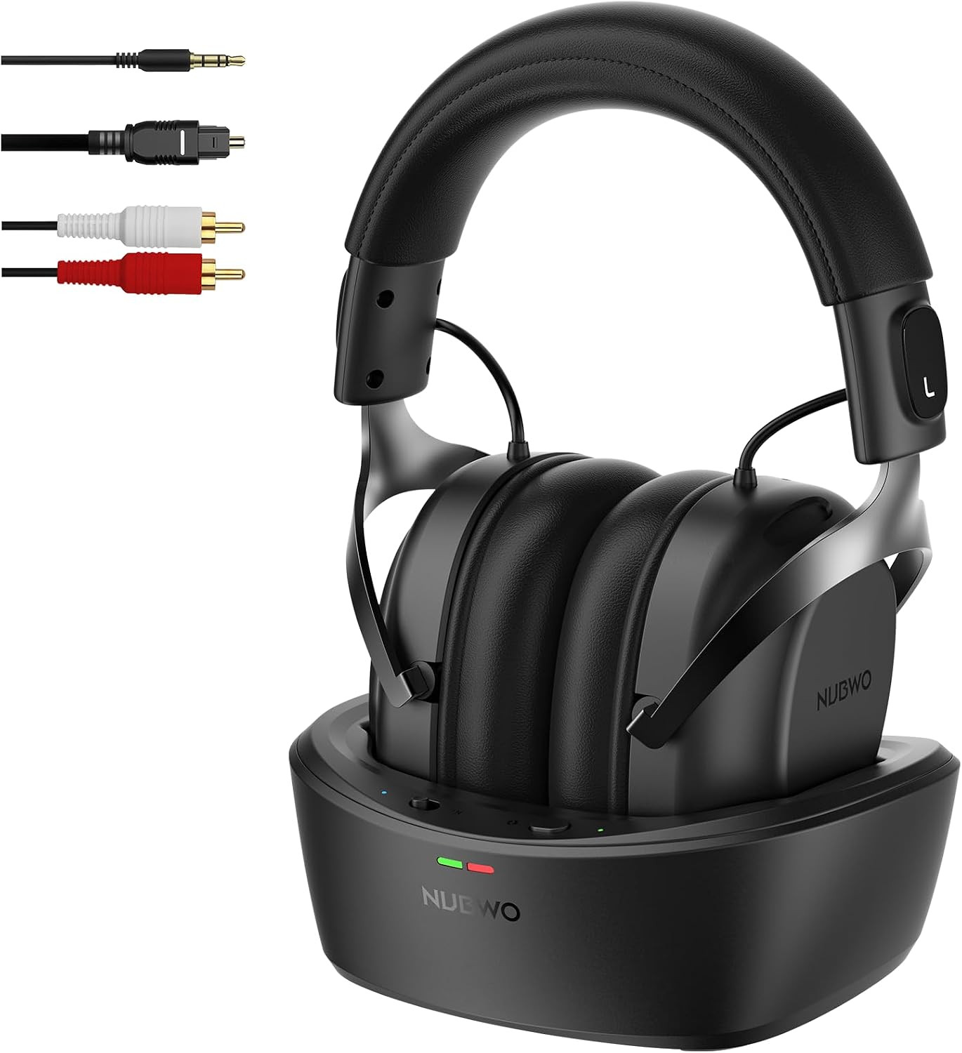 Wireless TV Headphones for Seniors Hearing Impaired, 2.4Ghz Bluetooth Headphones