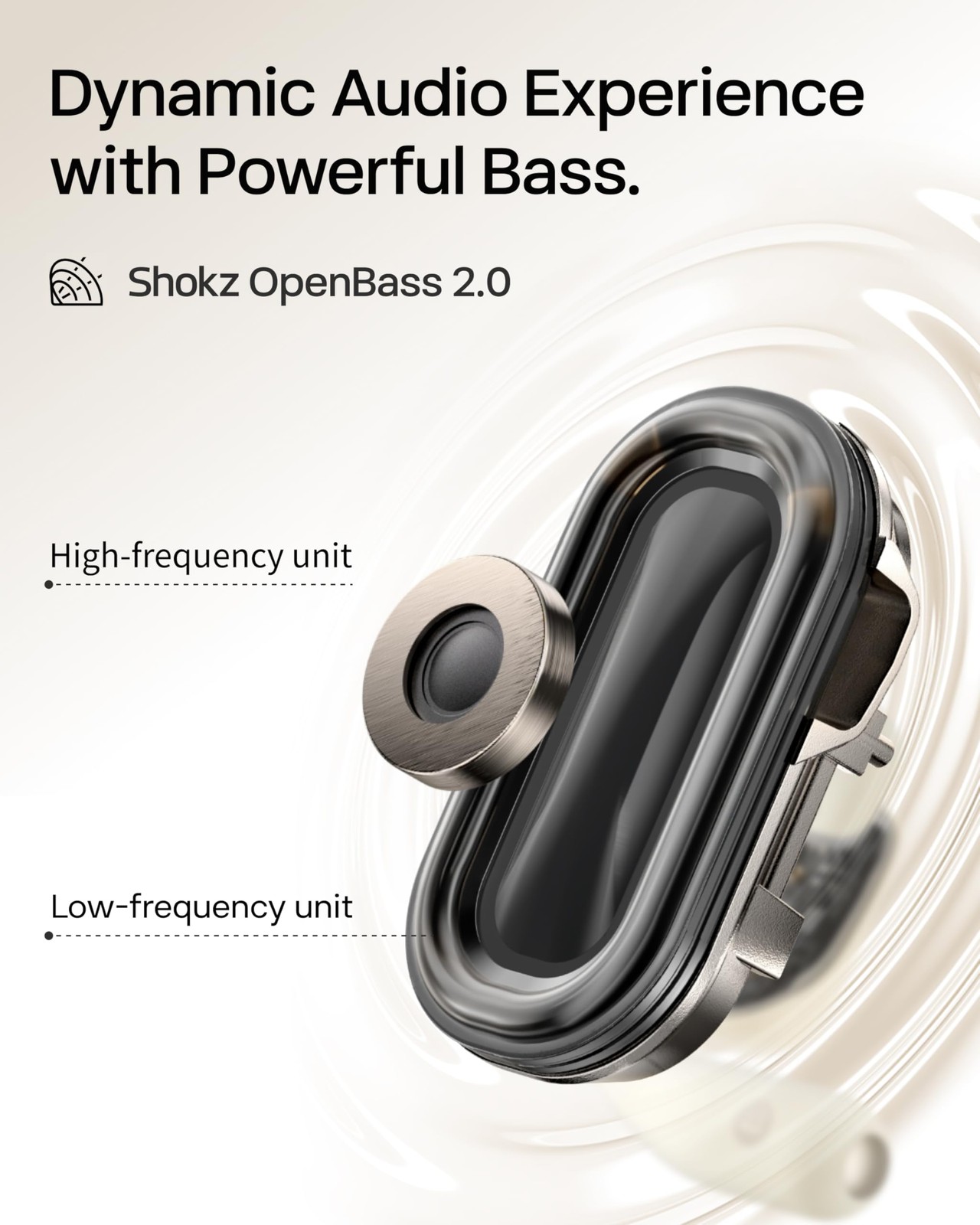 Shokz Openfit 2 Open-Ear Headphonestrue Wireless Bluetooth Earphones