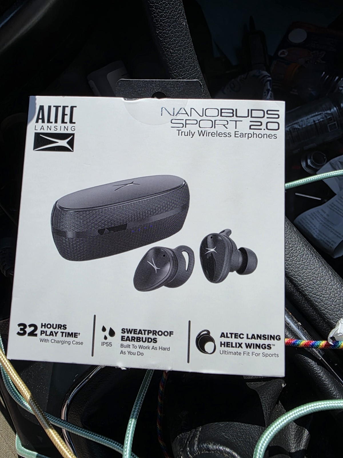 NanoBuds ANC 2.0 Headphones – Black by Altec Lansing for Unisex Headphones