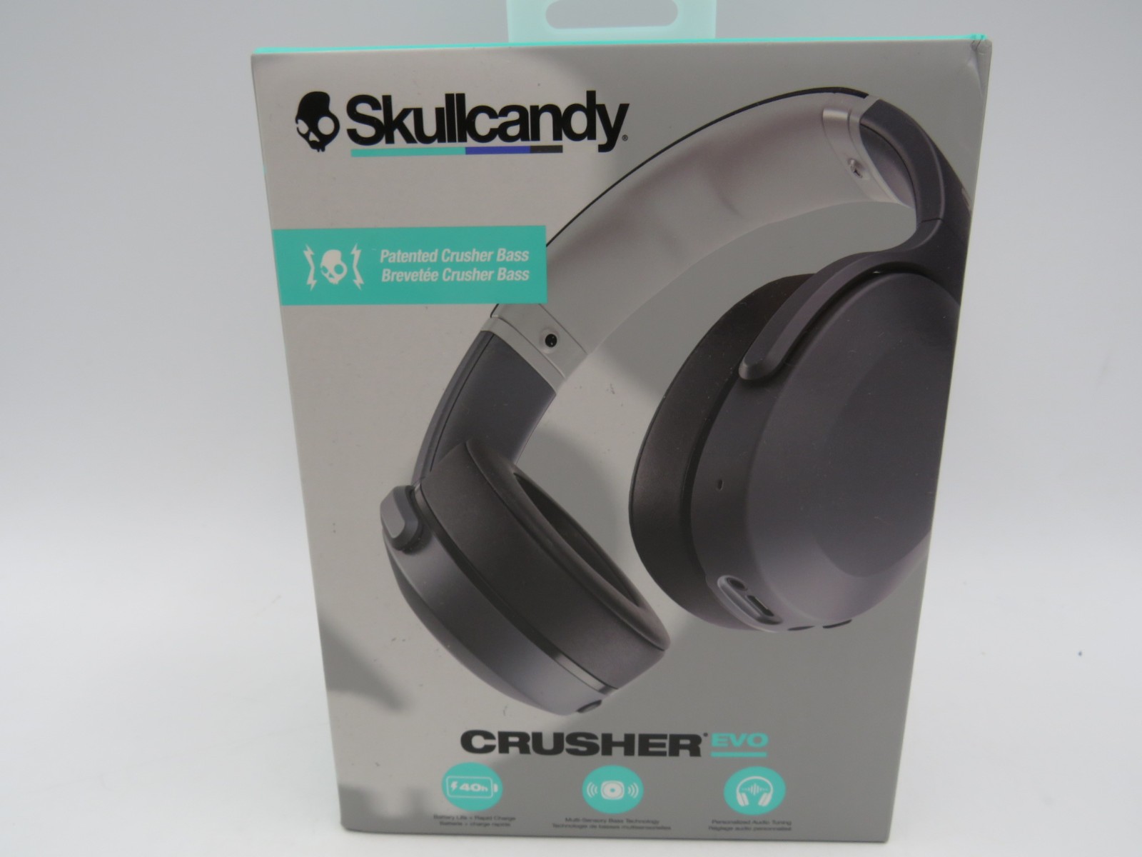 Skullcandy Crusher Evo Wireless Over The Ear Headphones Black NEW SEALED