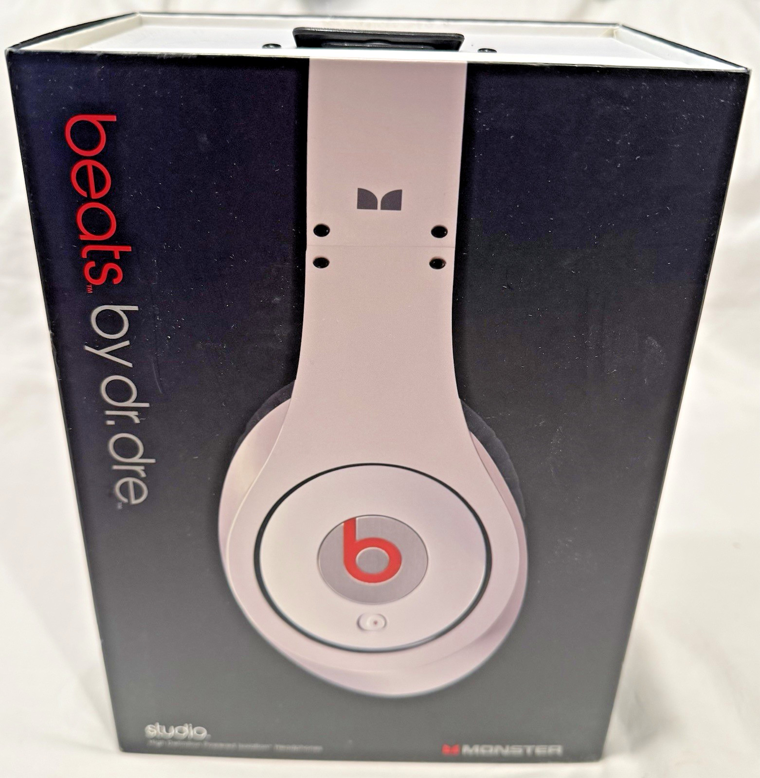 Beats by Dr. Dre Studio Monster Era White Over-Ear 3.5mm Hi-Def Iso Headphones