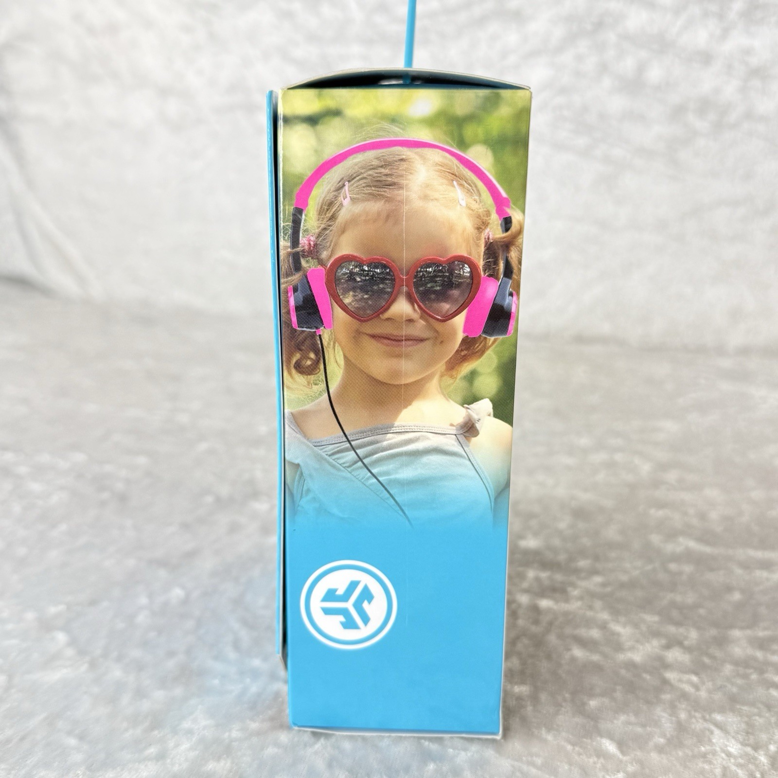 JLAB Audio JBuddies Folding Kids Headphones – Ages 2-8 Years, Pink/Black – New