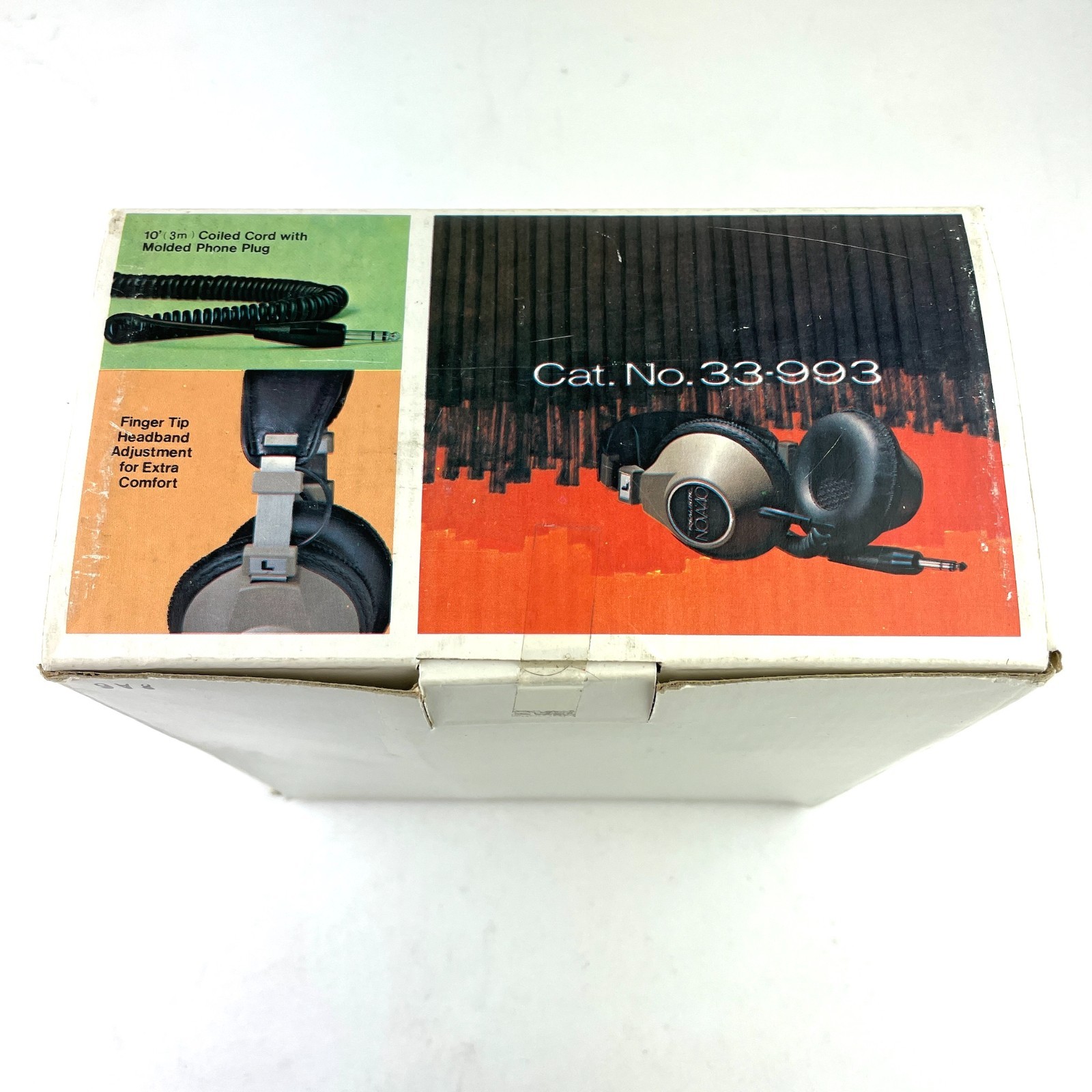 Realistic Nova ’40 Hi-Fi Stereo Headphones – Cat. No. 33-993 w/ Box Vintage