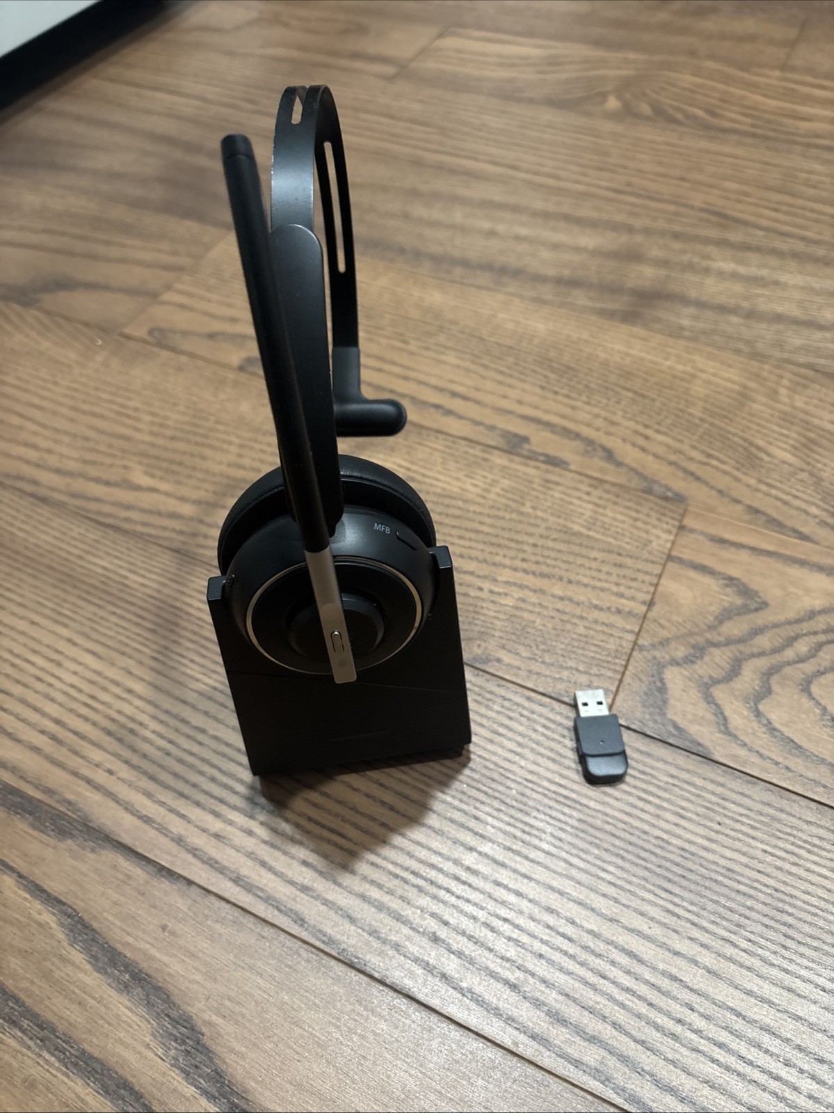 PrancyBt KH122M Wireless Mono Headset with USB Dongle Bluetooth V5.2