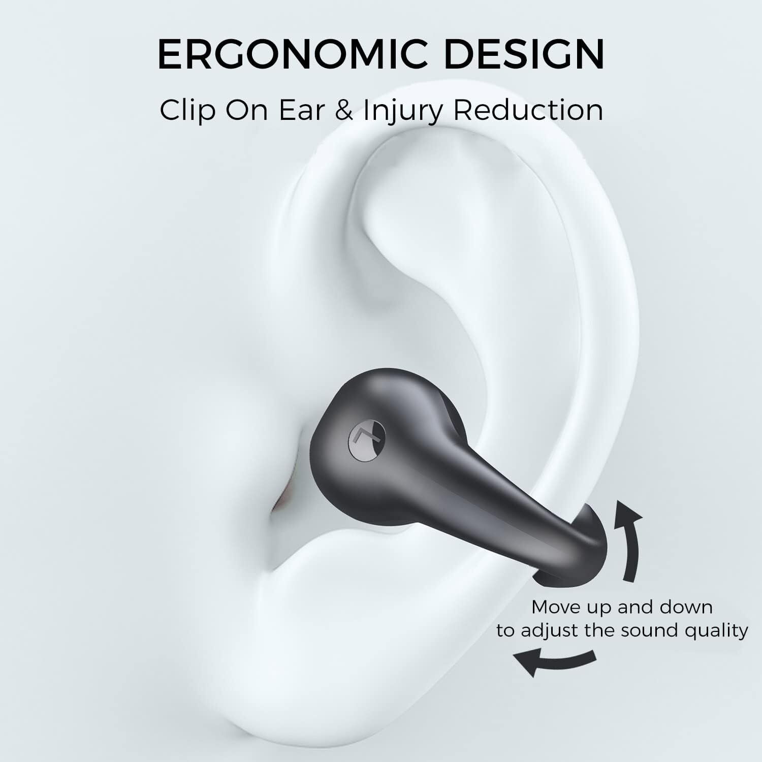 Wireless Bluetooth 5.3 Headset TWS Earphones Earbuds Stereo Headphones Ear Hook