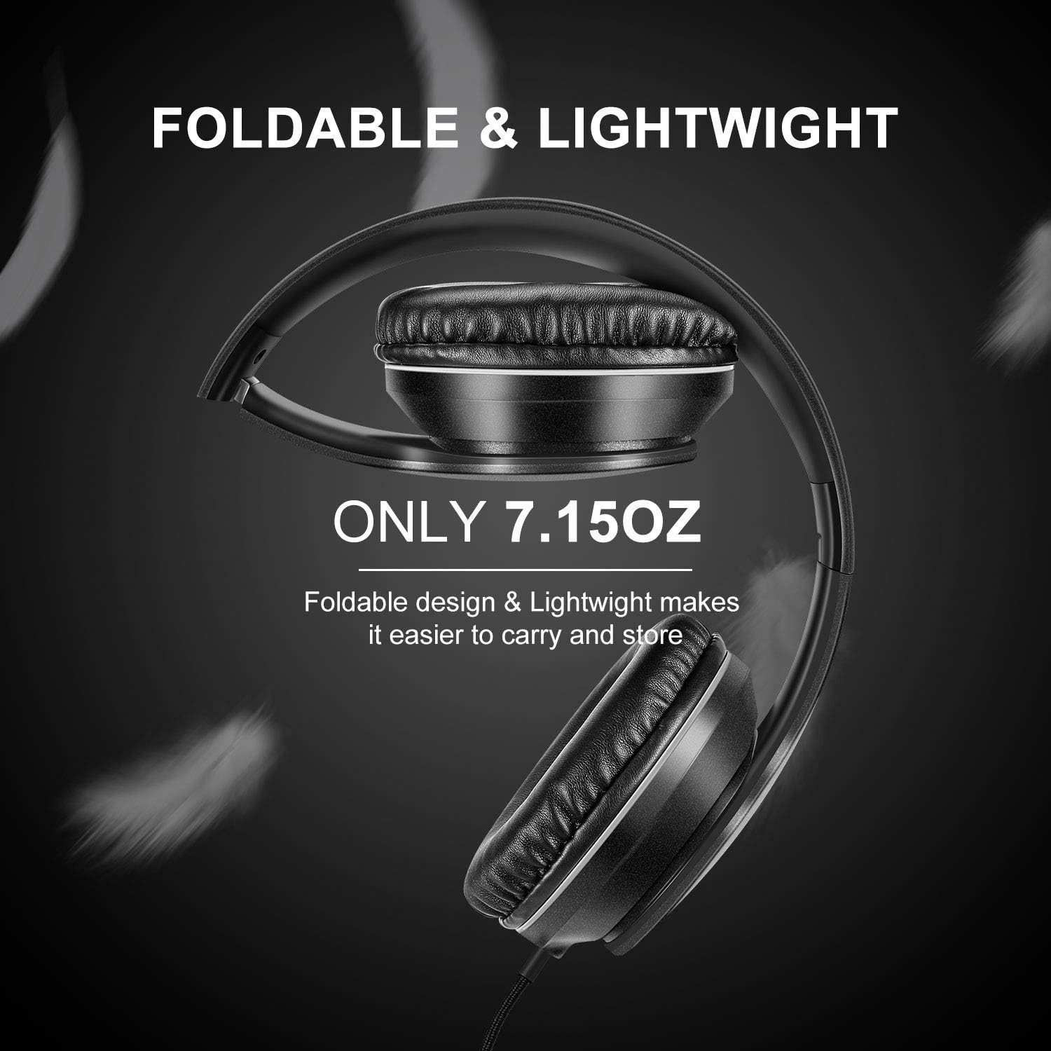 Durable X6 Over-Ear Headphones – Adjustable Fit with In-line Microphone Control