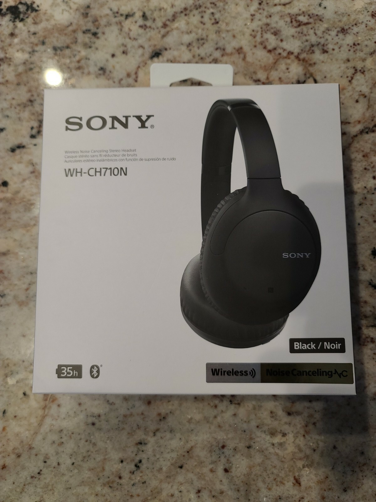 Sony WH-CH700N Wireless Over-Ear Headphones – Black