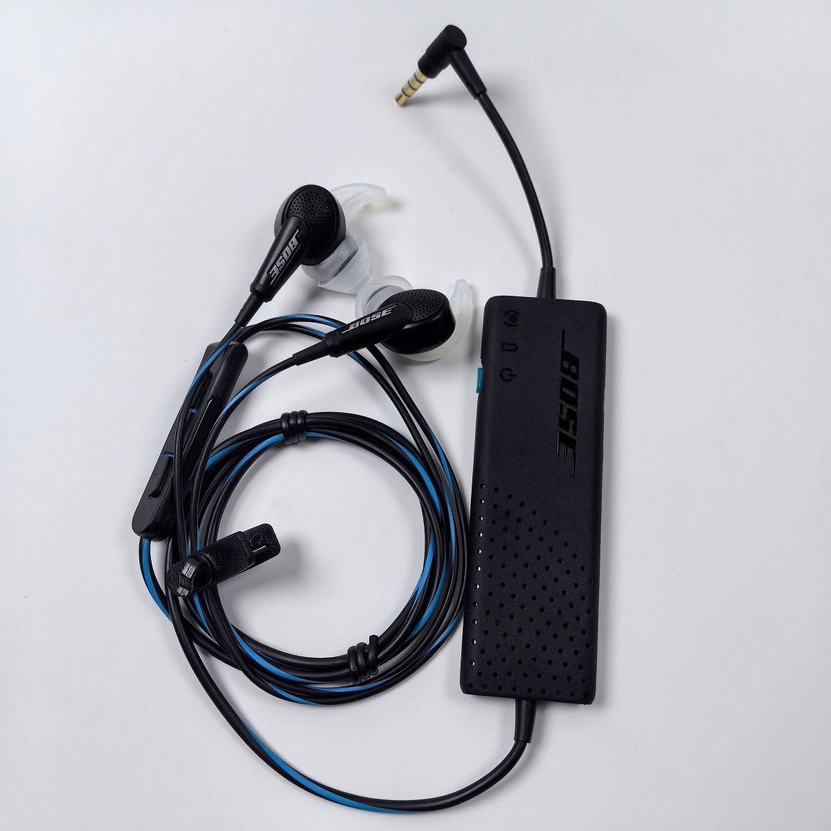 Bose QuietComfort 20 Headphones Noise Cancelling QC20 Earbuds for IOS Black