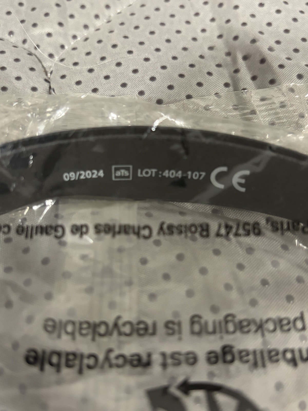 Air France Economy Headphones Airline Wired 3.5mm Travel Headset New In Package